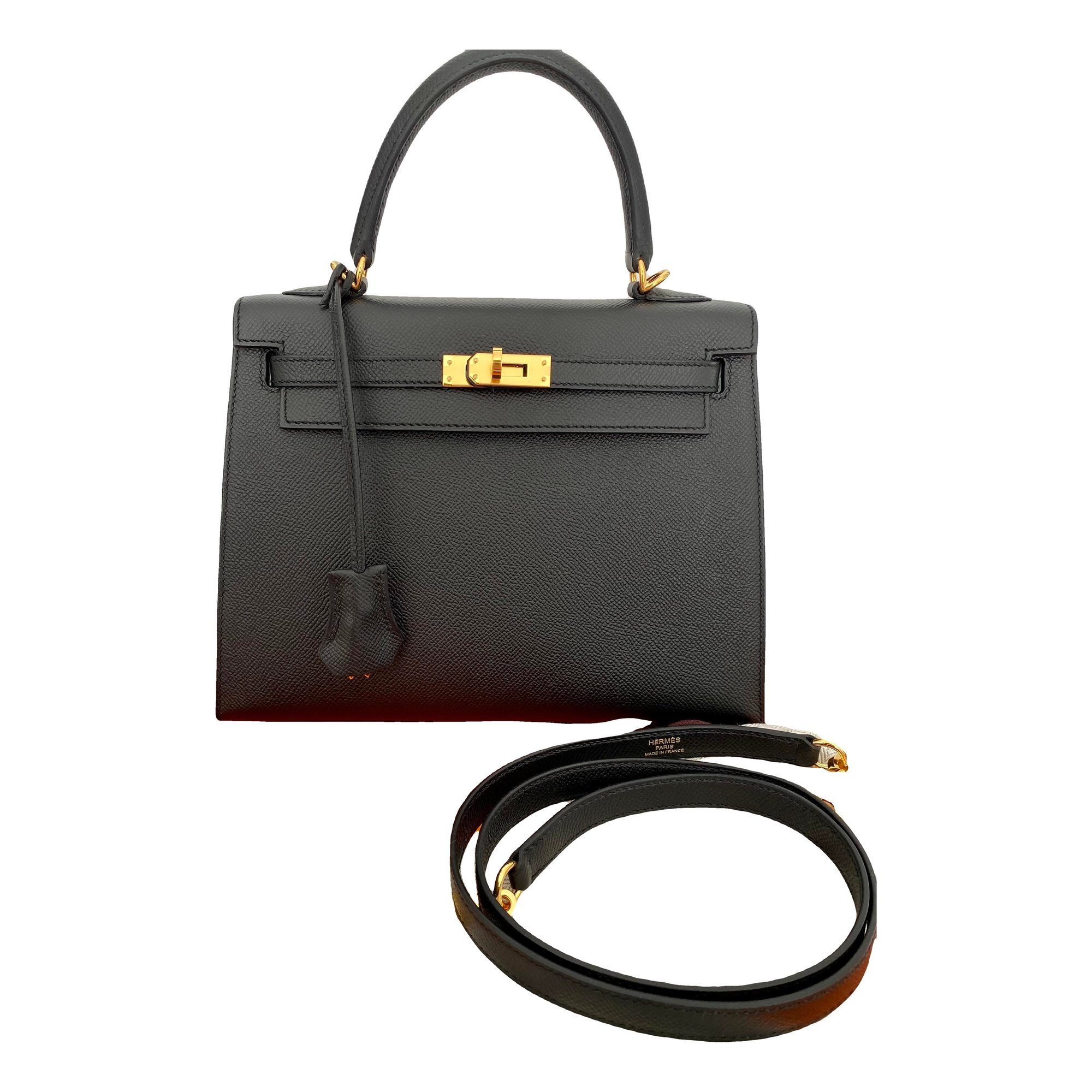 Kelly 25 leather handbag