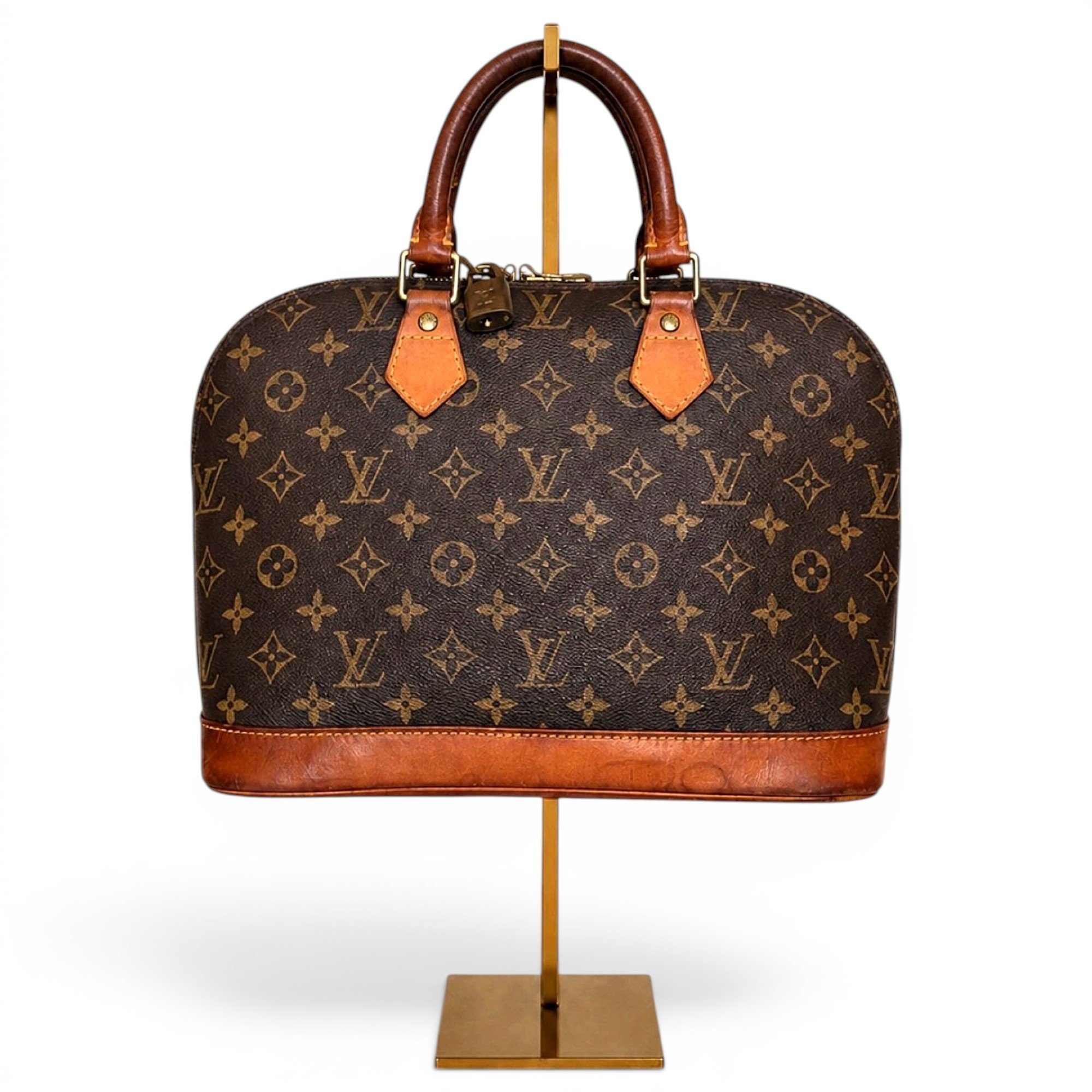 Alma leather handbag