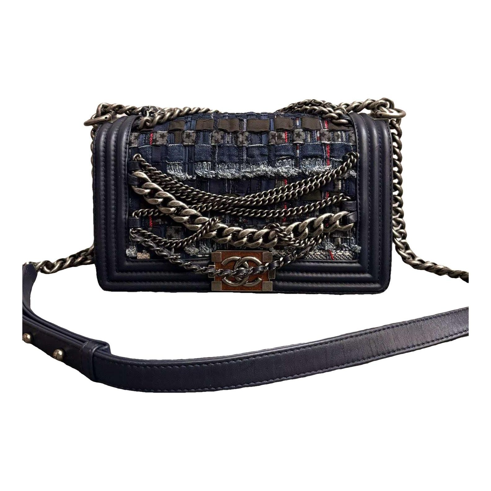 Boy leather crossbody bag