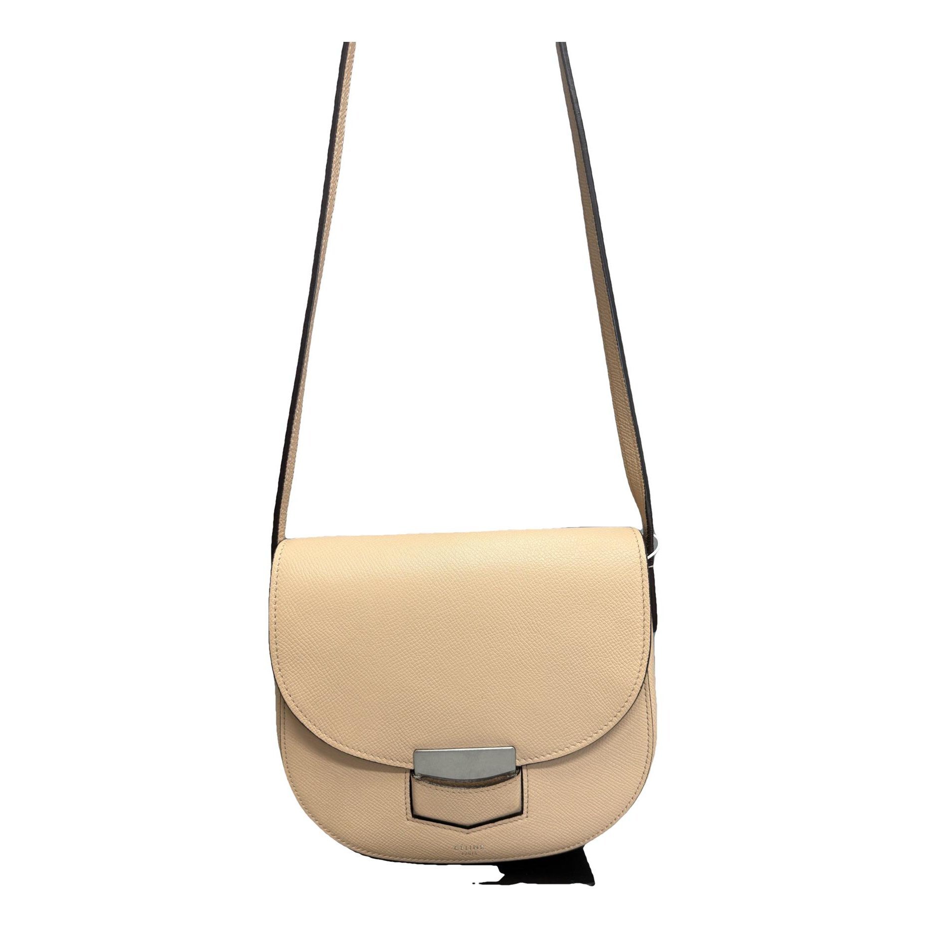 Trotteur leather crossbody bag