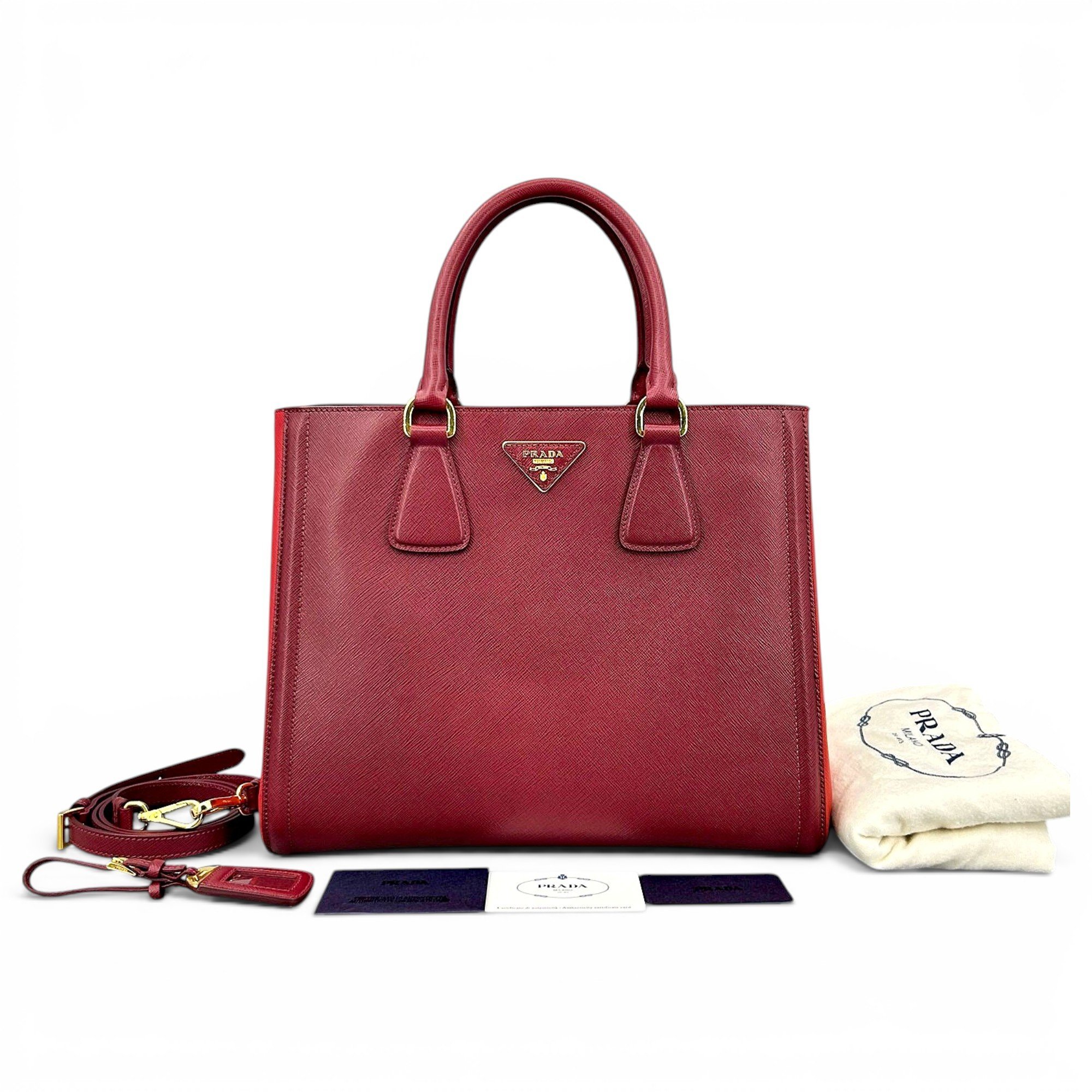 Galleria leather handbag