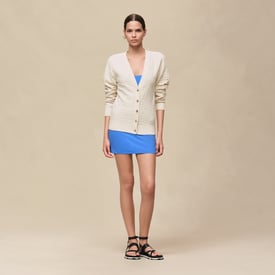 "Medor" long-sleeve cardigan
