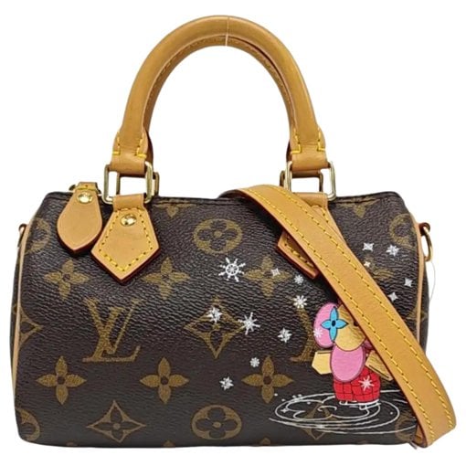 Louis Vuitton Nano Speedy / Mini HL leather handbag