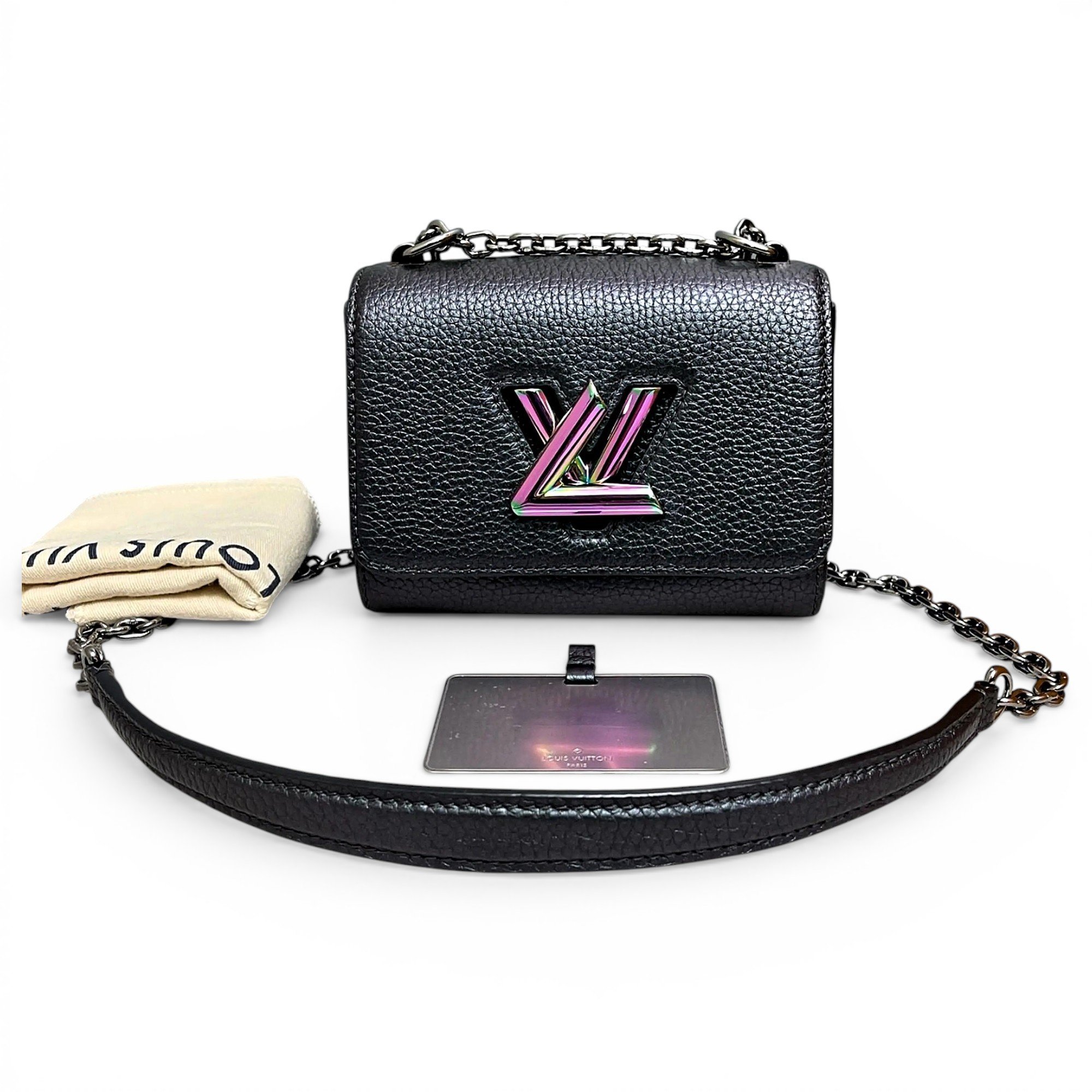 Twist Chain leather handbag