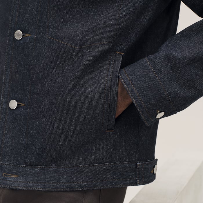 Indigo Straight Cut Denim Jacket