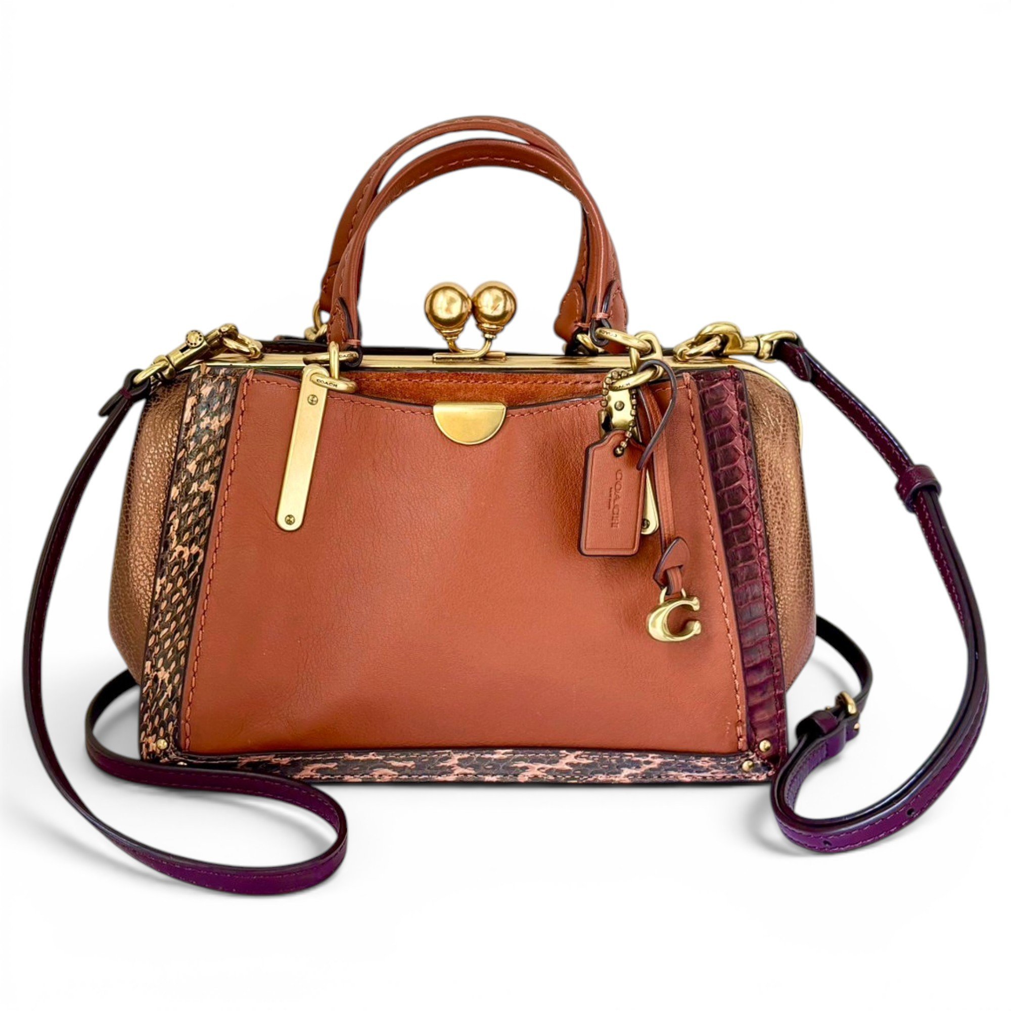 Leather crossbody bag