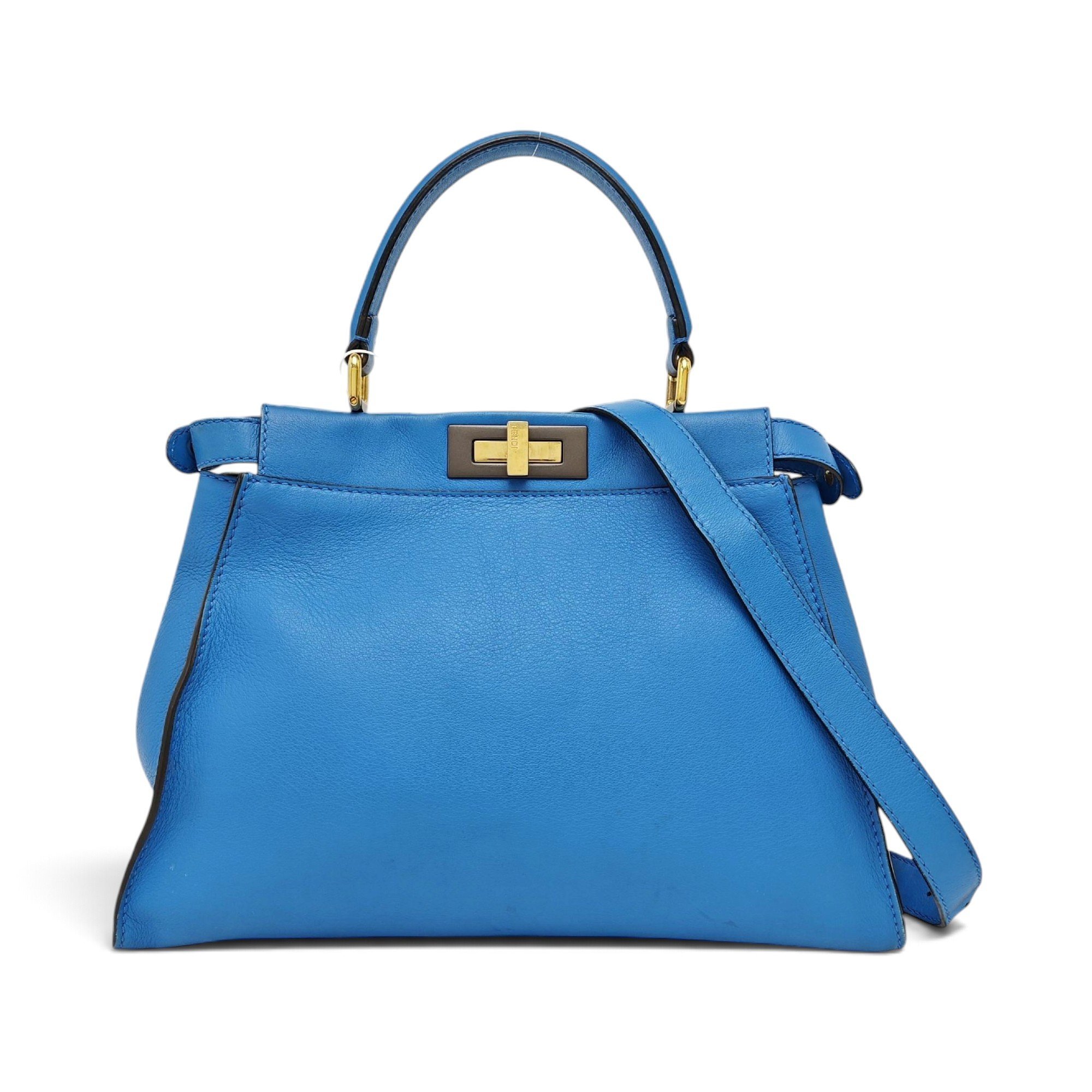 Peekaboo leather handbag