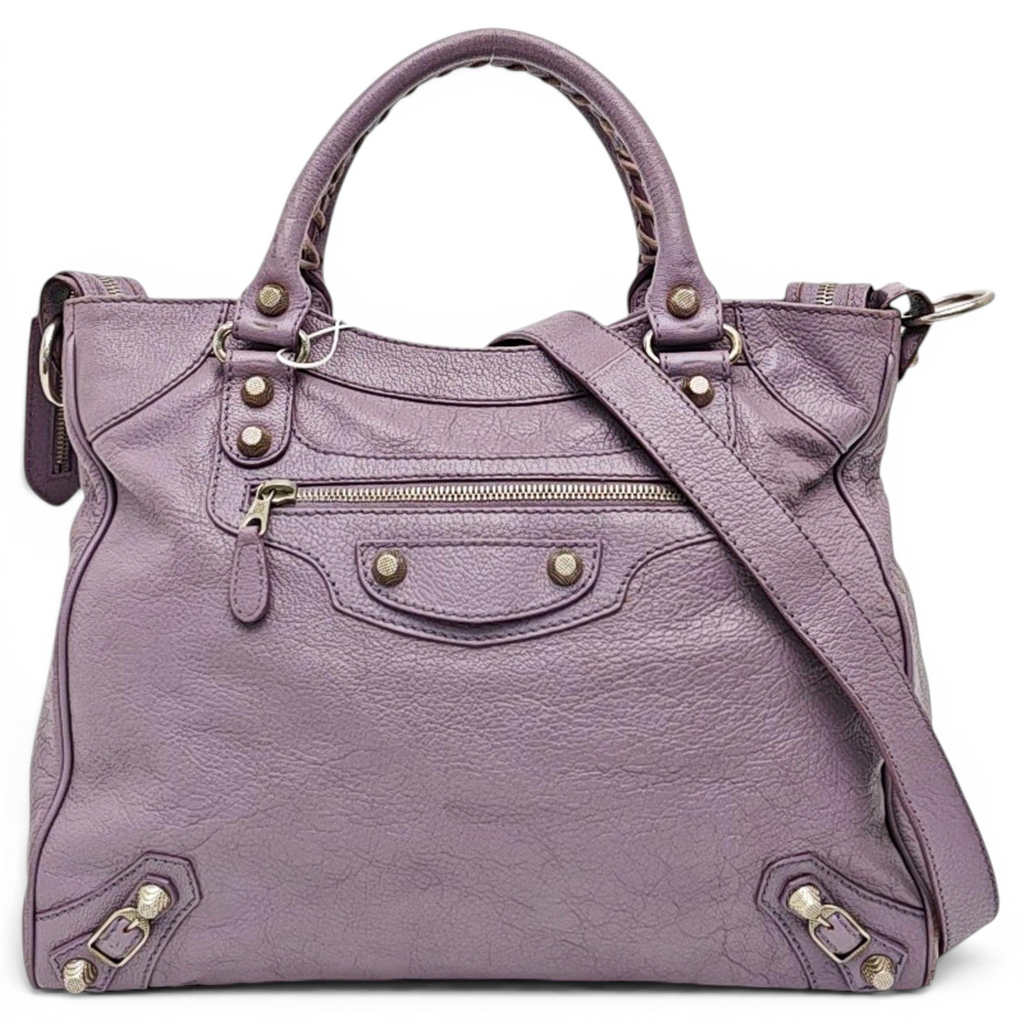 Leather handbag