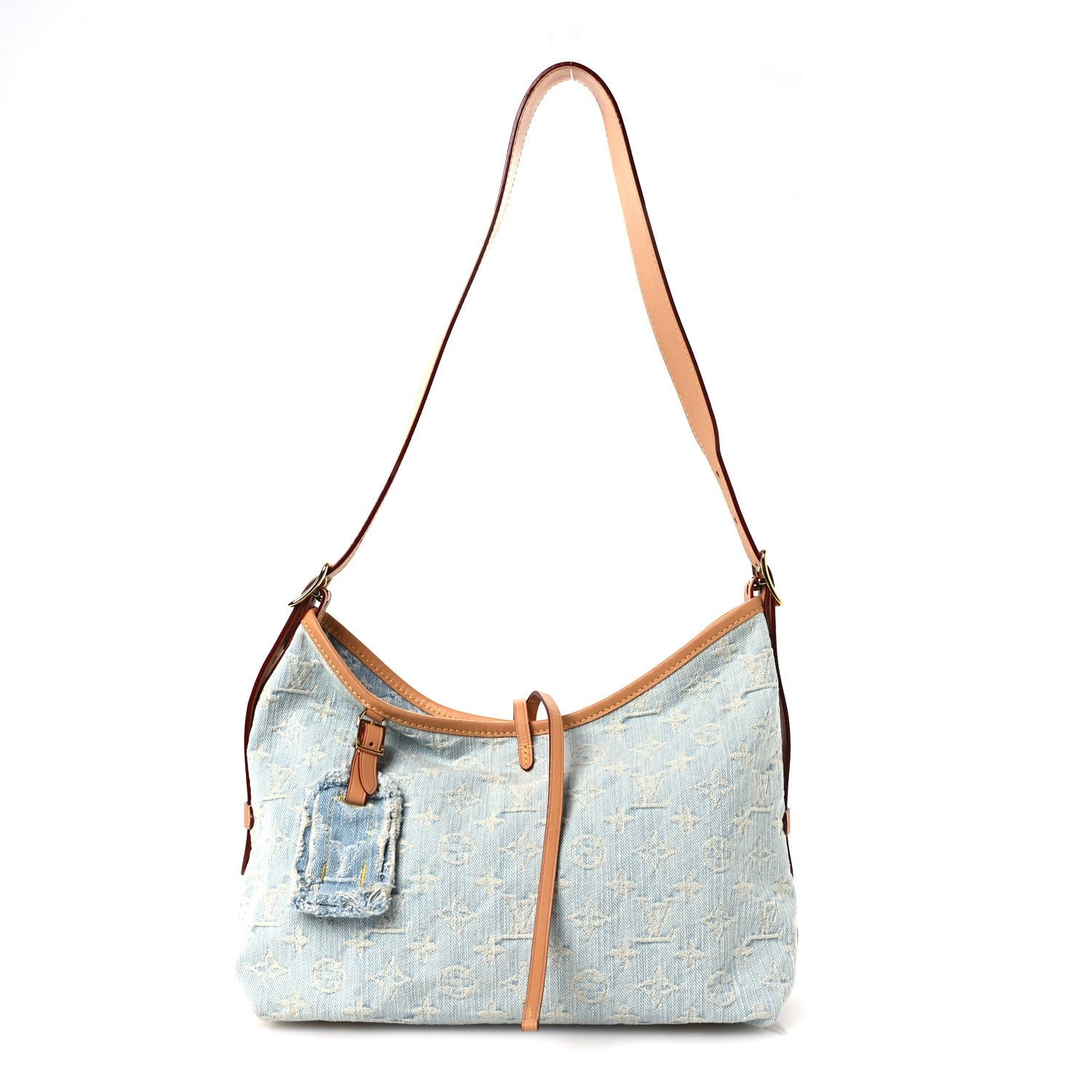 Louis Vuitton Louis Vuitton Monogram Denim CarryAll PM Sky Blue