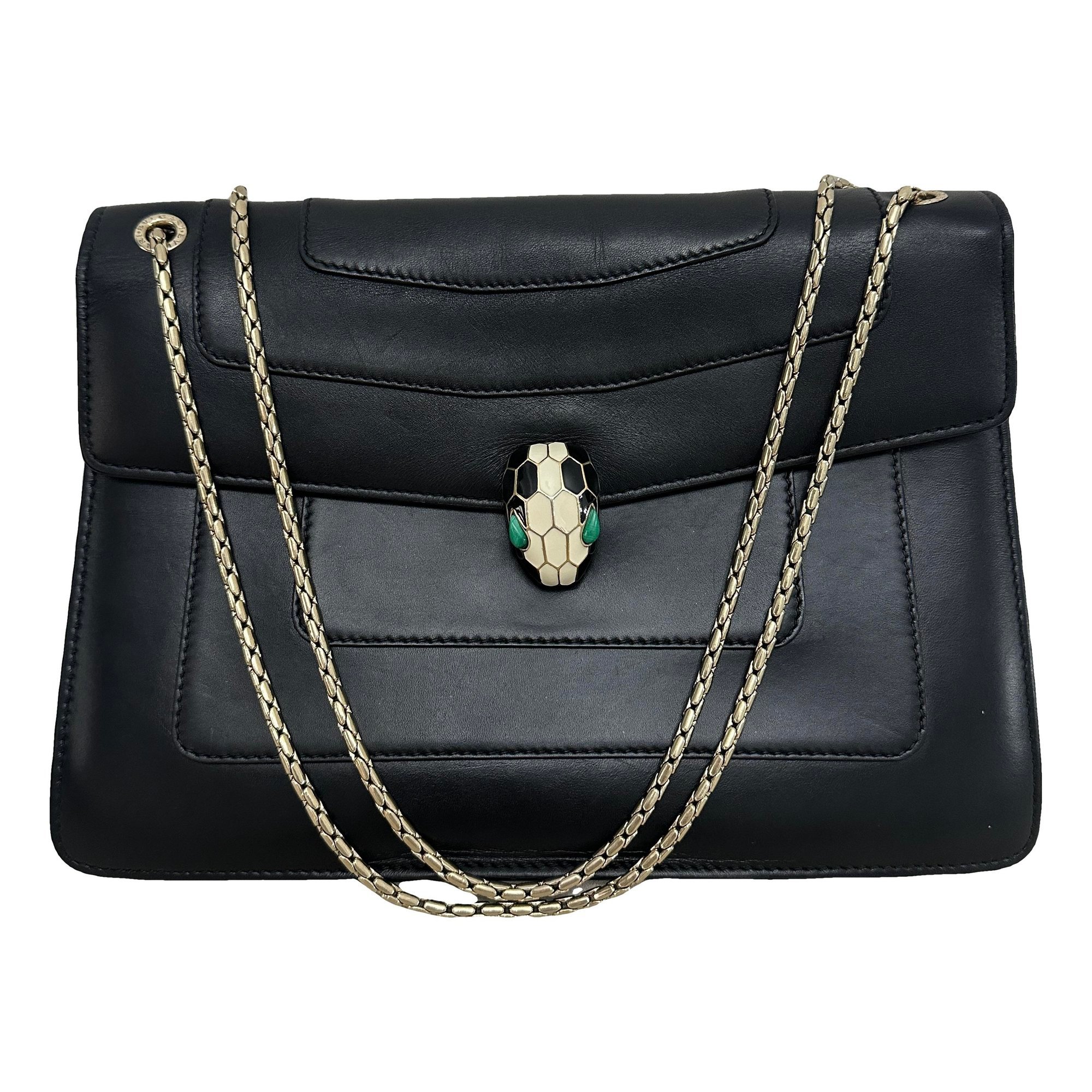 Bvlgari Serpenti leather crossbody bag