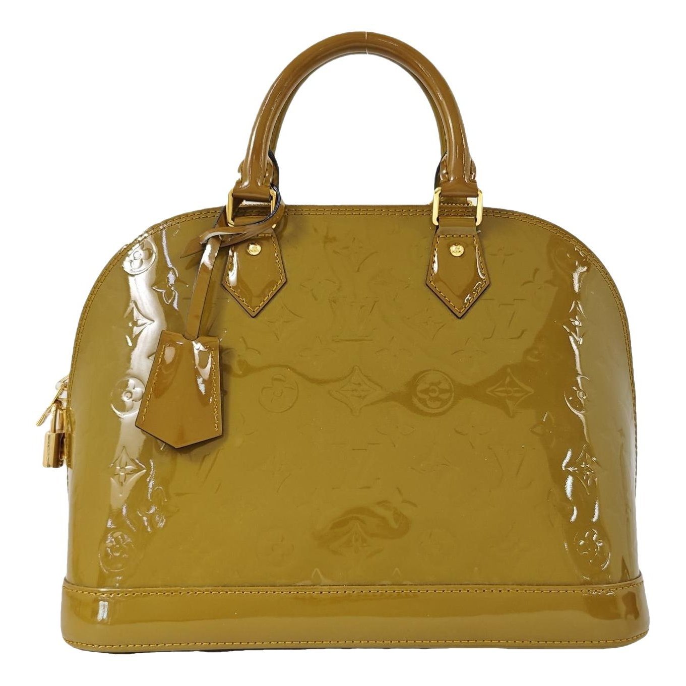 Alma patent leather handbag