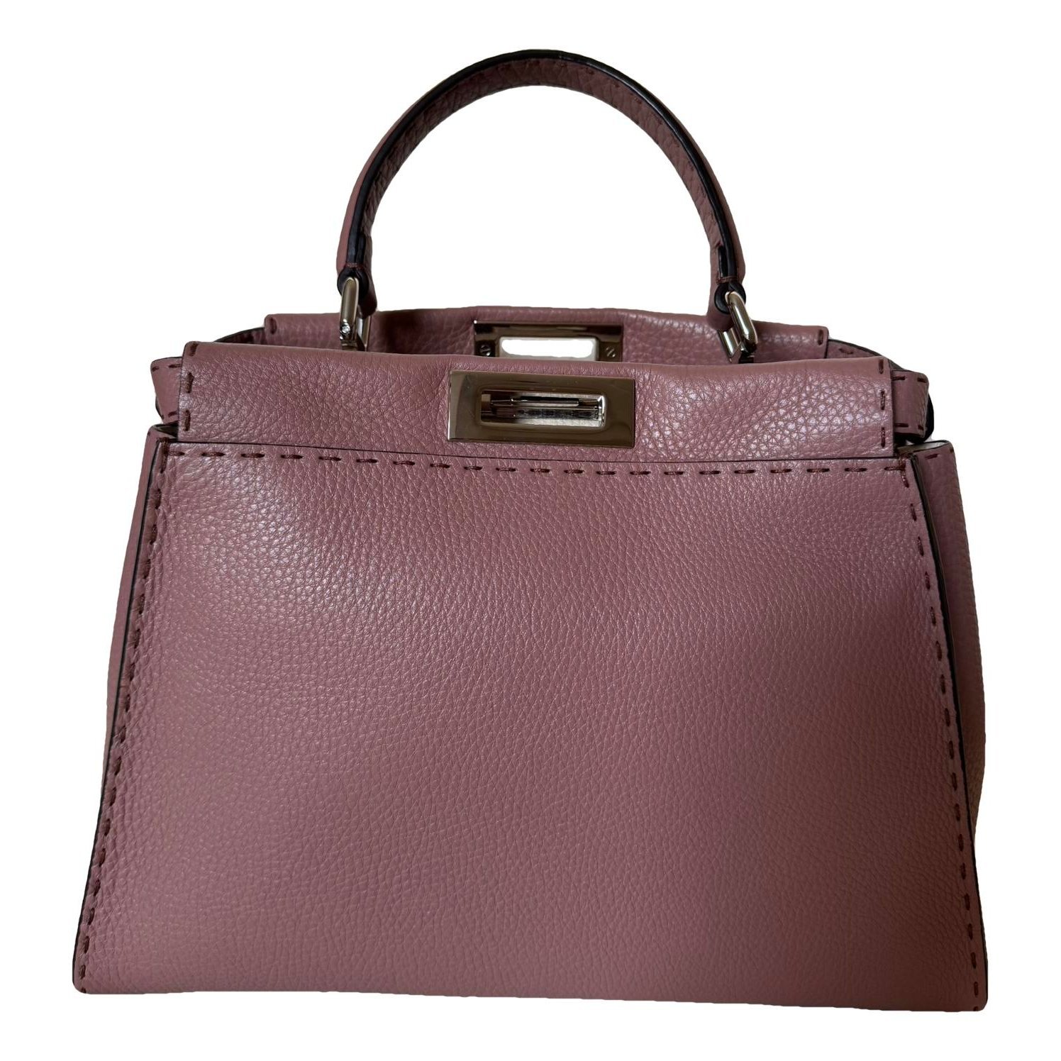 Peekaboo leather handbag