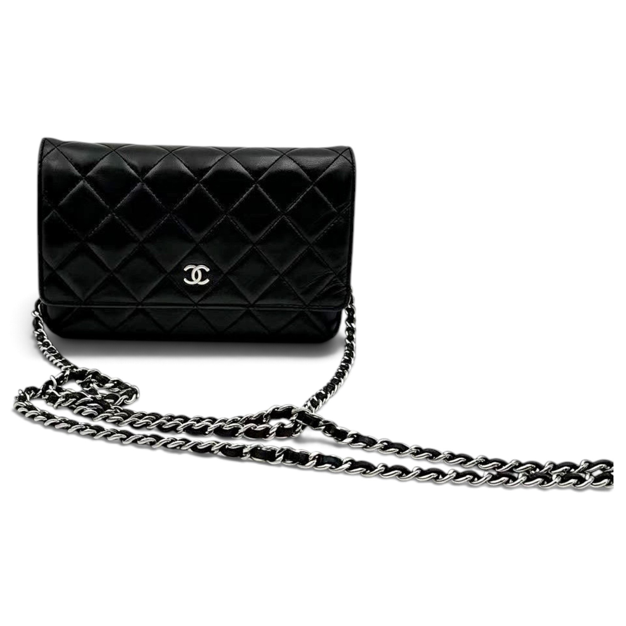 Wallet On Chain Timeless/Classique leather handbag
