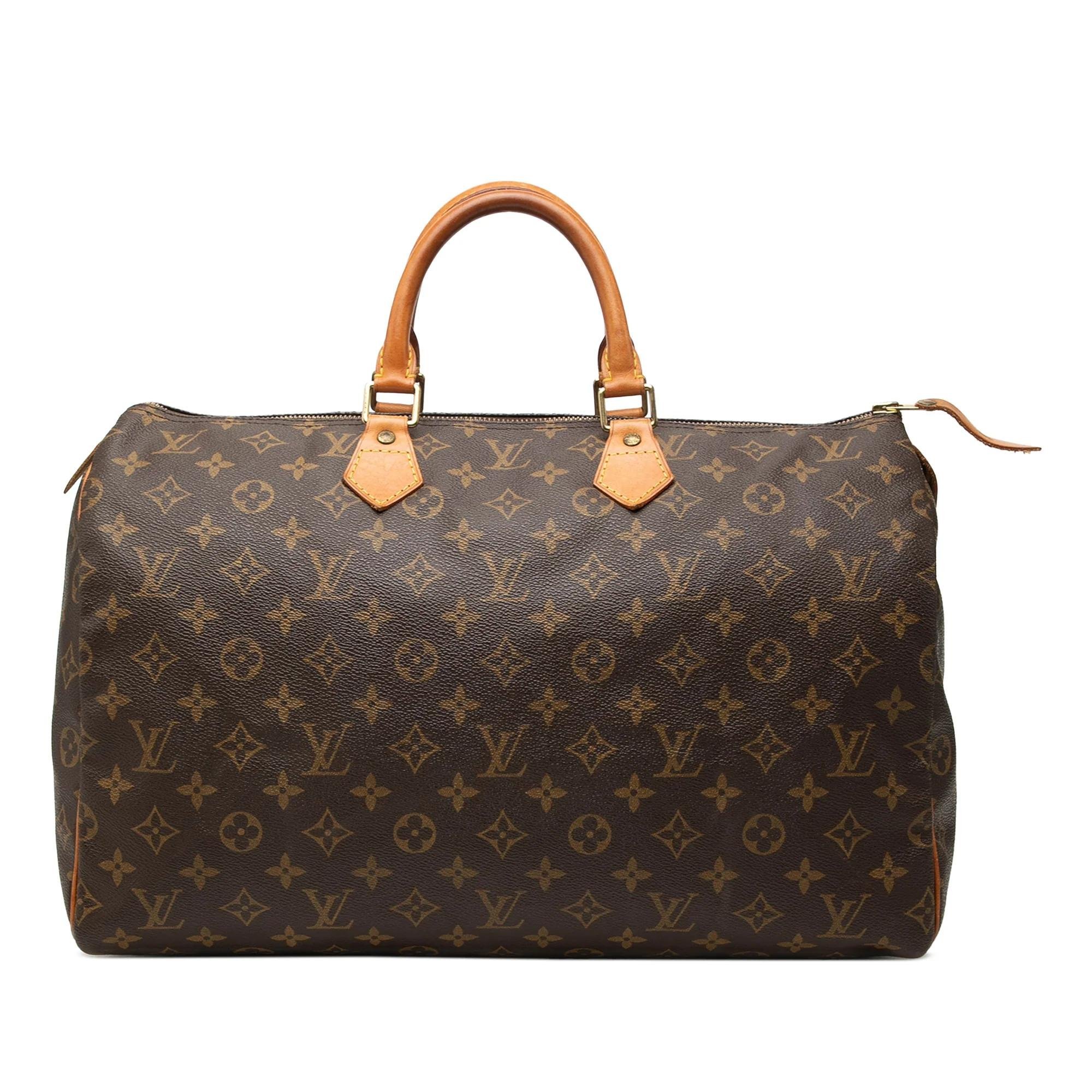 Speedy leather bag