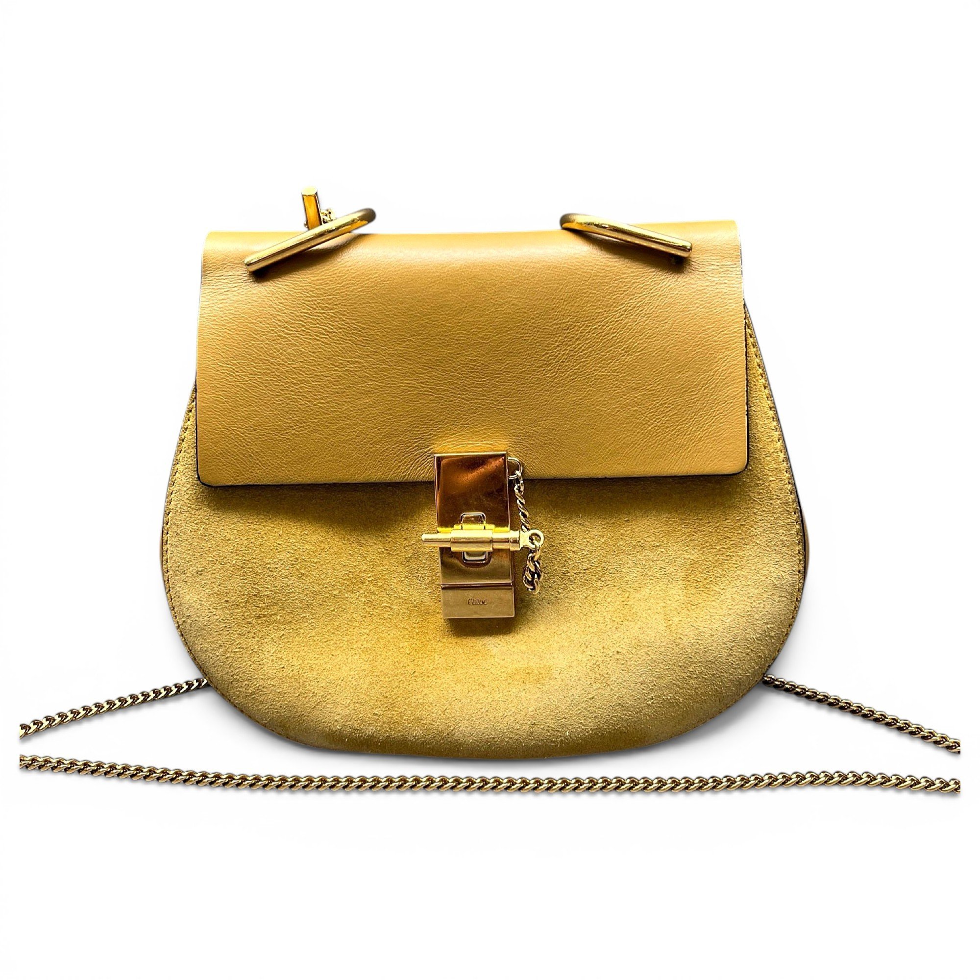 Drew leather crossbody bag