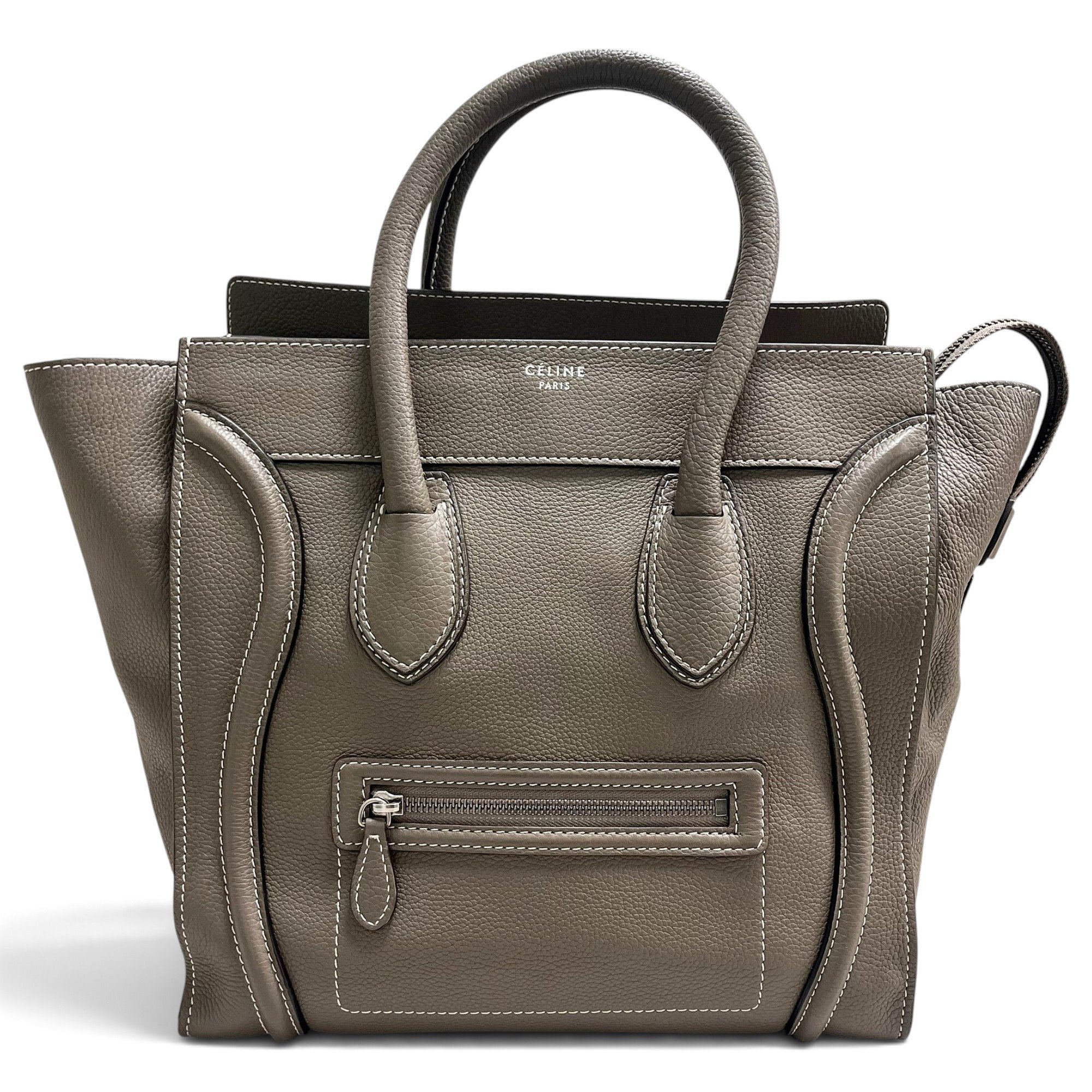Luggage leather handbag