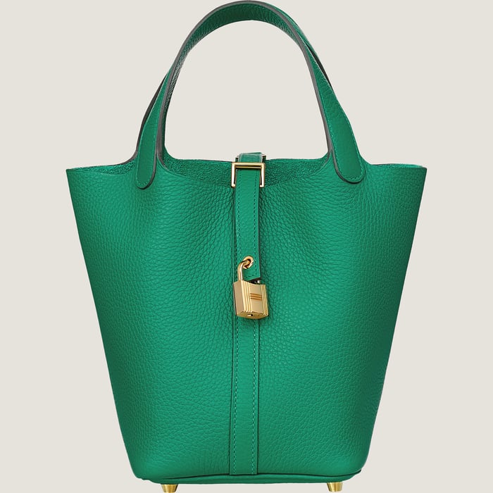 Sac Hermès Picotin 18 en Vert Vertigo