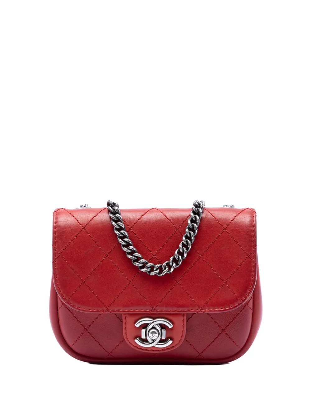 2014-2015 Paris Dallas Goatskin Wild Stitch Flap crossbody bag