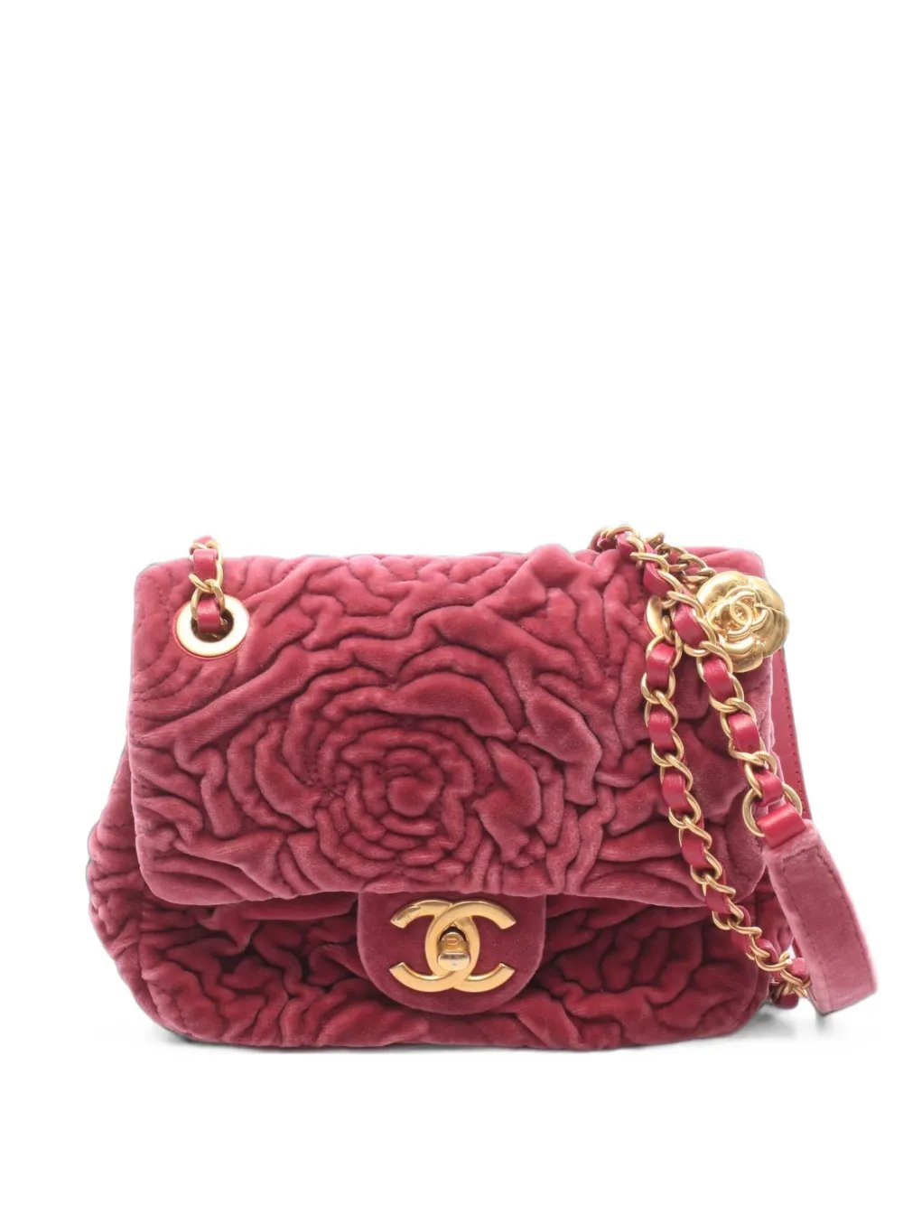 2021s mini Camellia chain shoulder bag