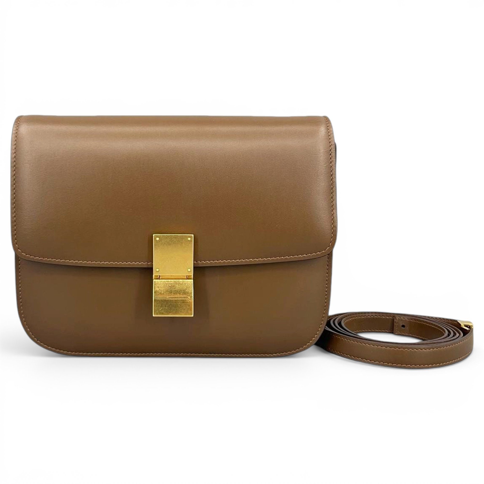 Classic leather handbag