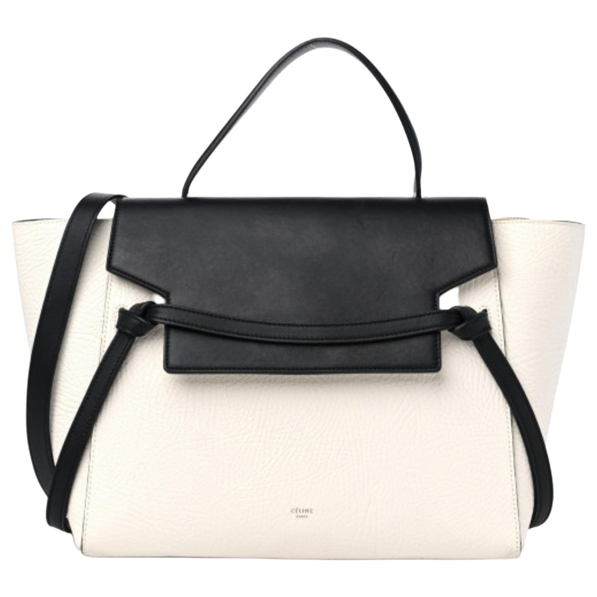 Belt leather handbag