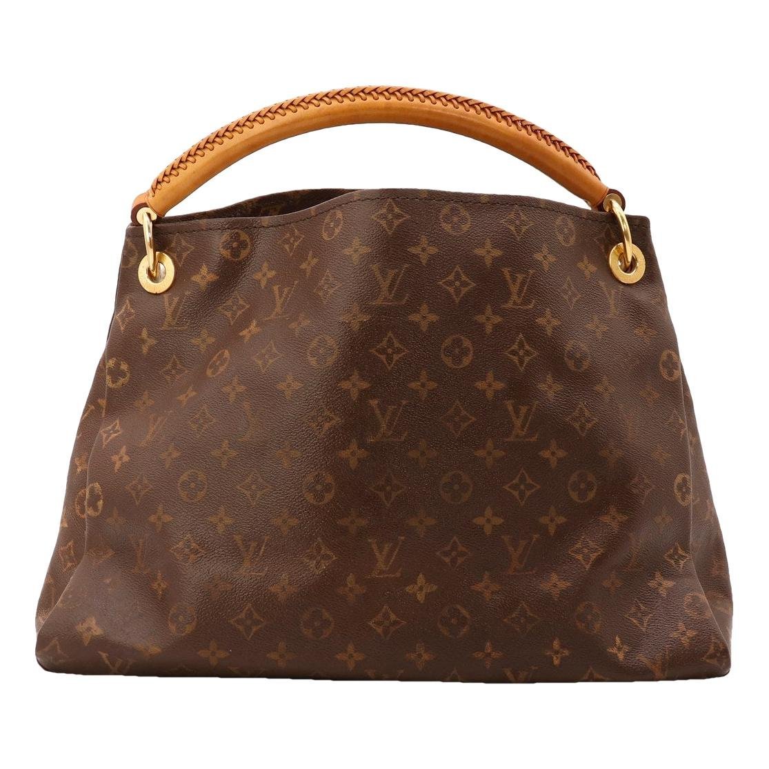 Artsy leather handbag