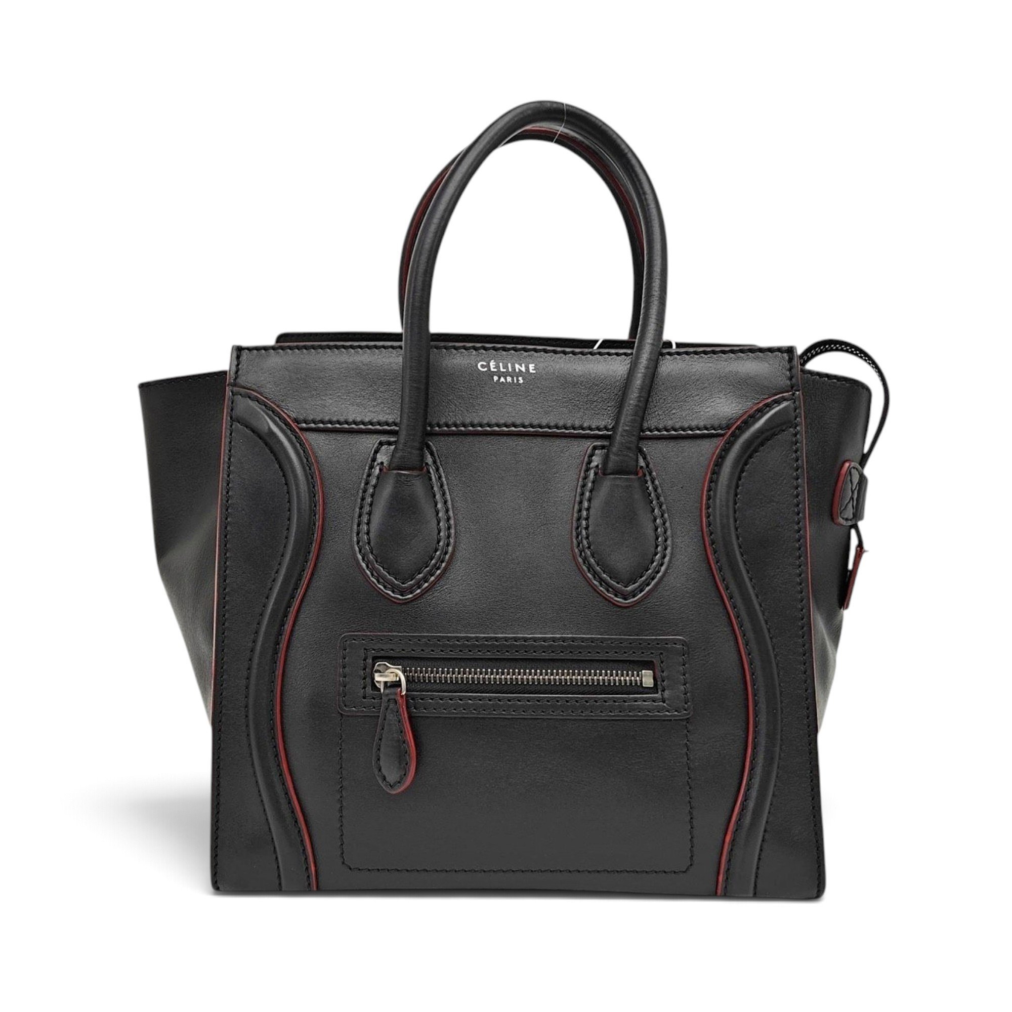 Luggage leather handbag