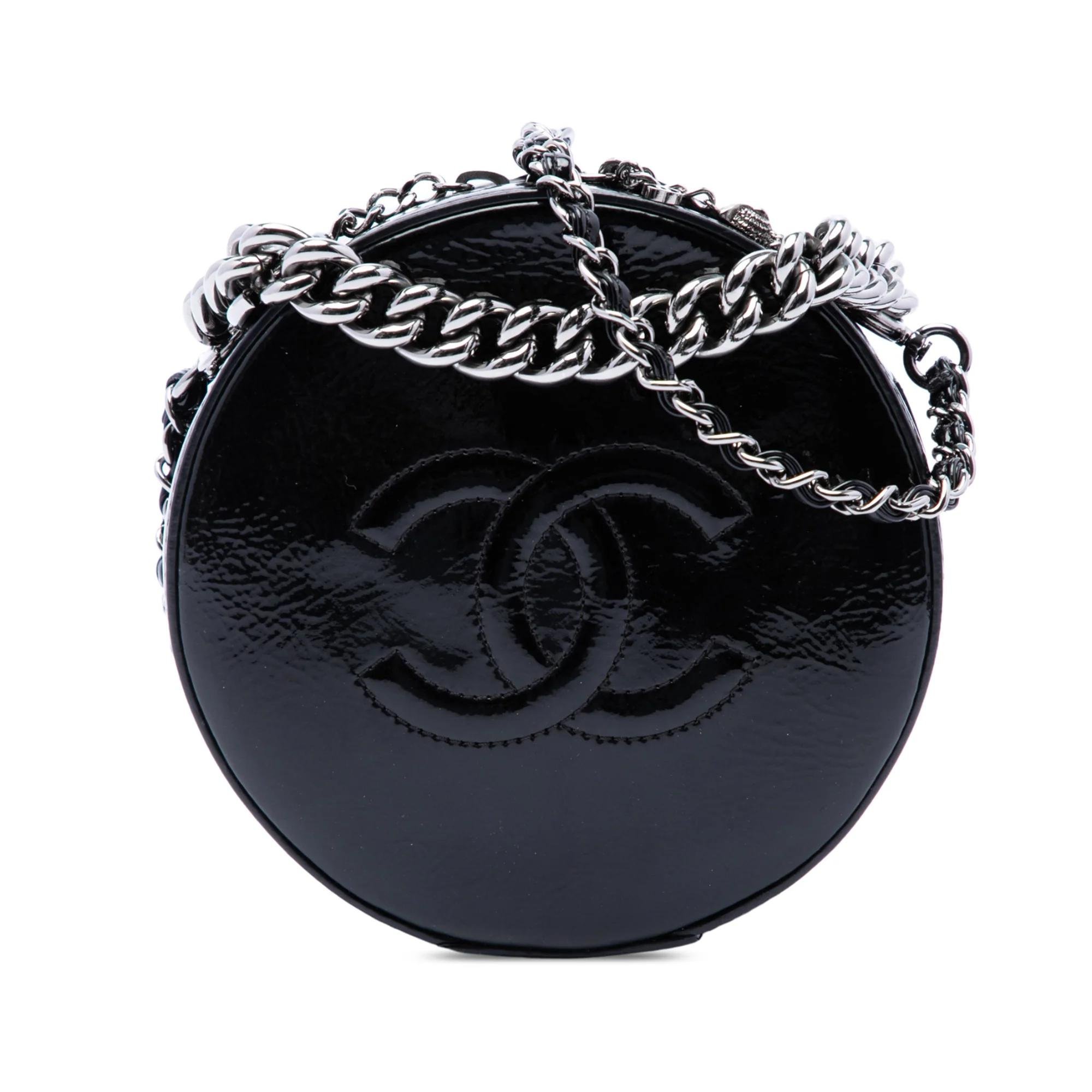 Patent leather handbag