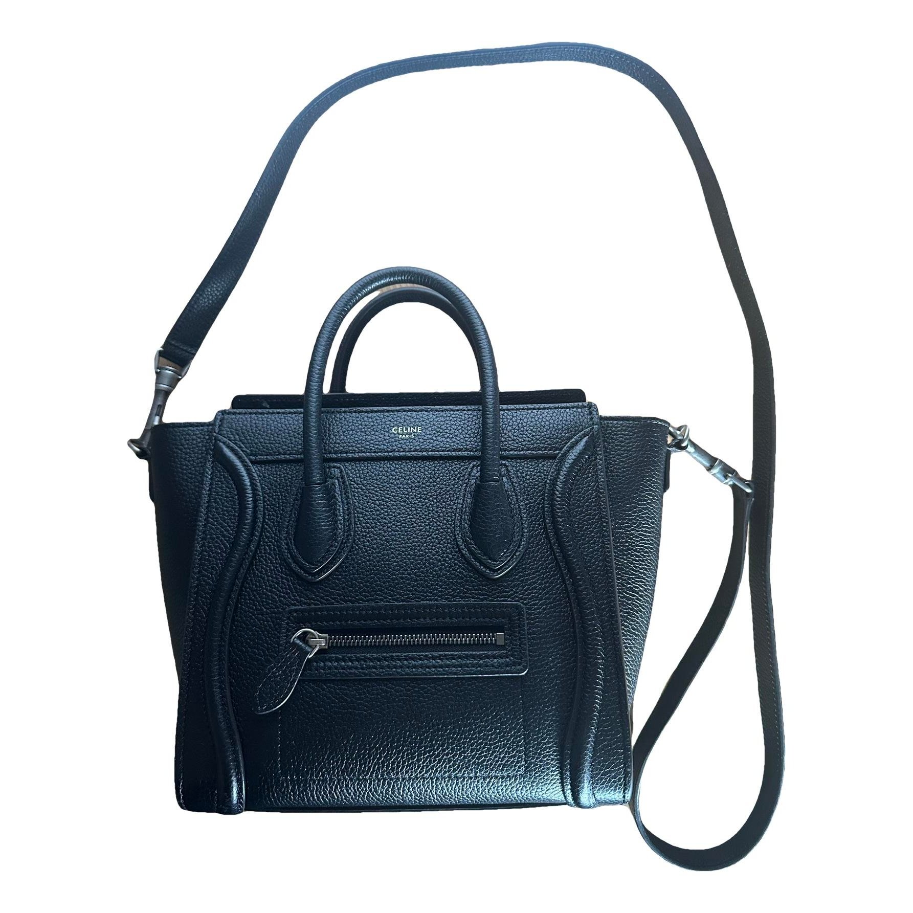 Nano Luggage leather handbag