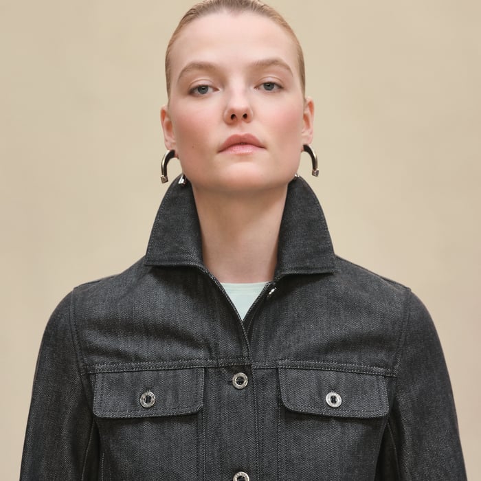 Gris Carbone Denim Jacket