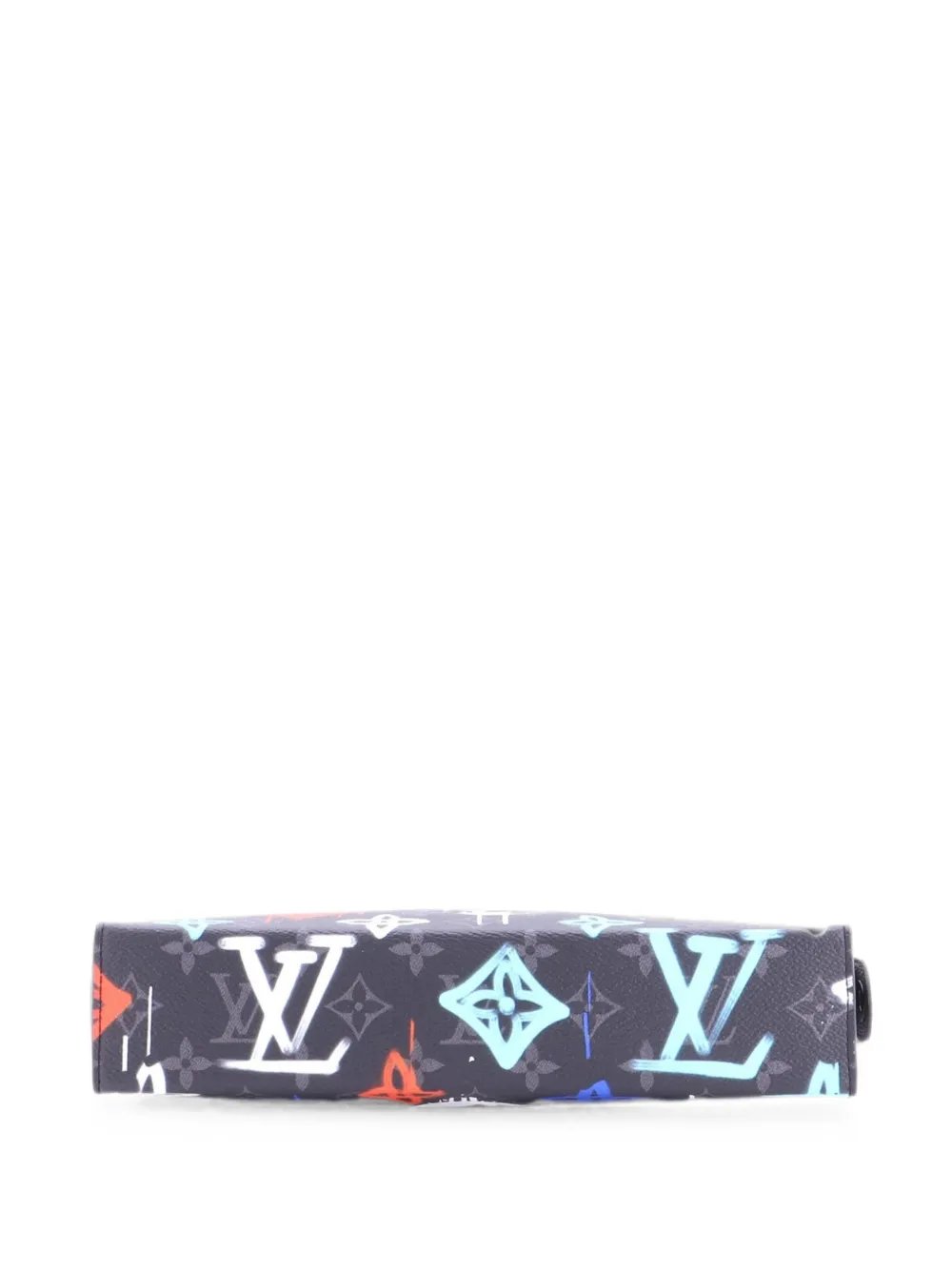 Pochette Voyage Graffiti Monogram Eclipse Canvas MM clutch bag