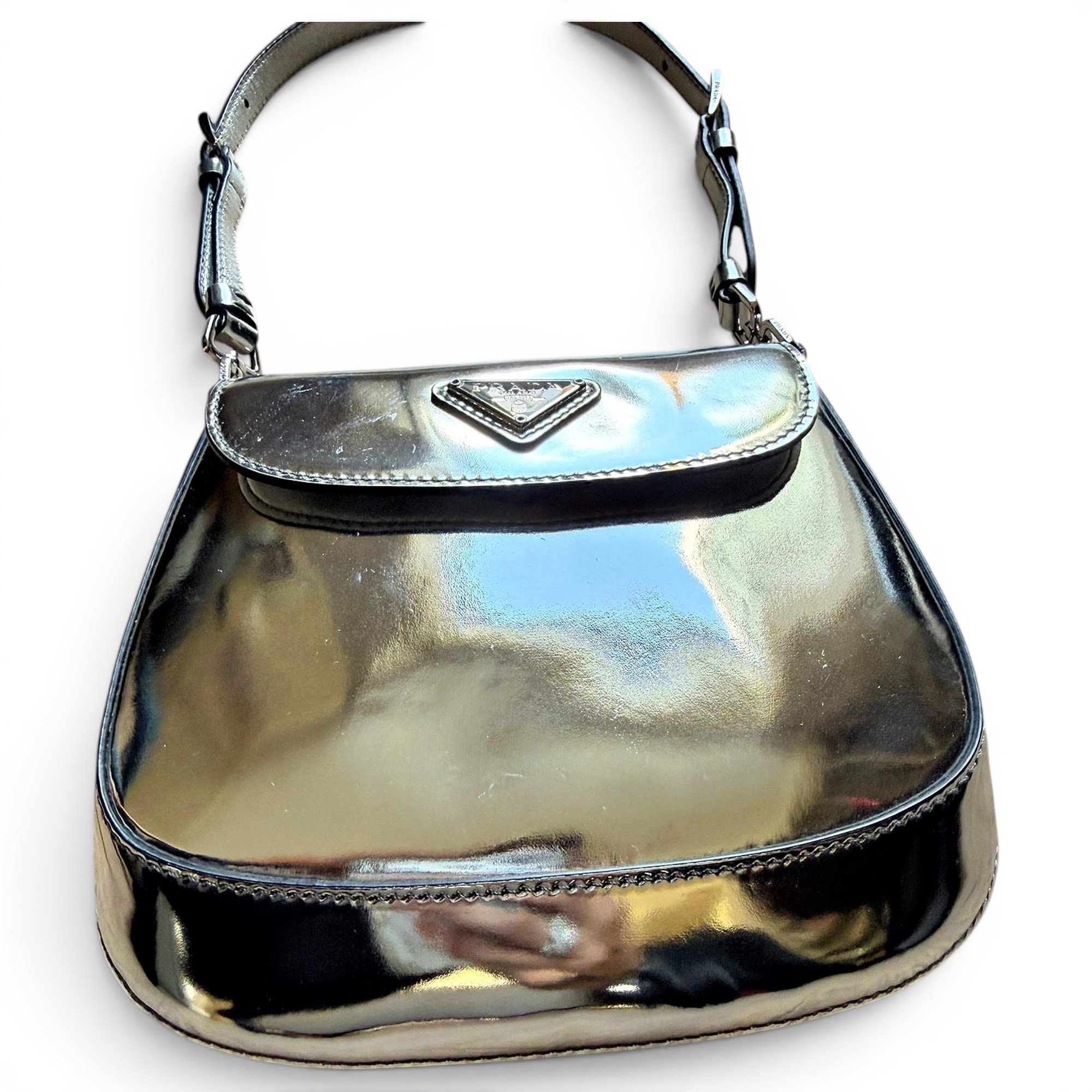 Cleo Flap leather handbag
