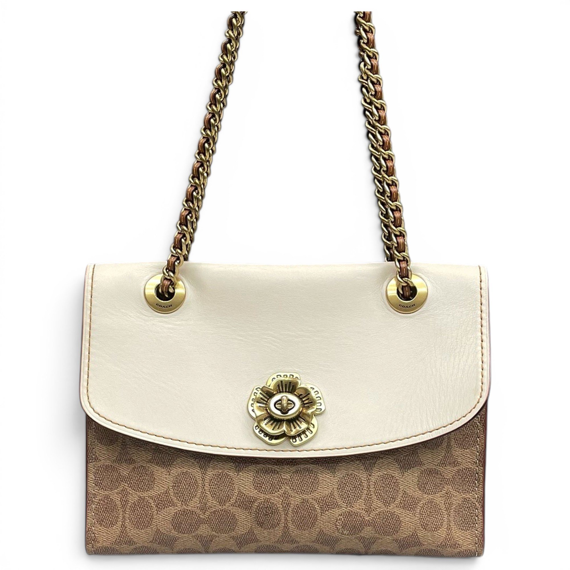 Parker leather handbag