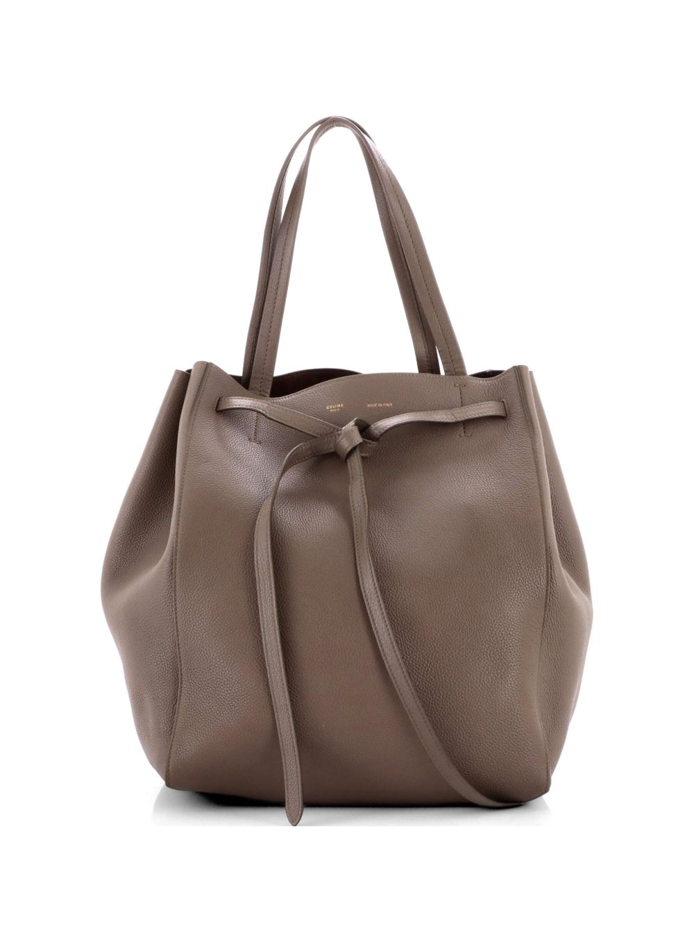 Phantom Tie Cabas Leather Medium tote bag