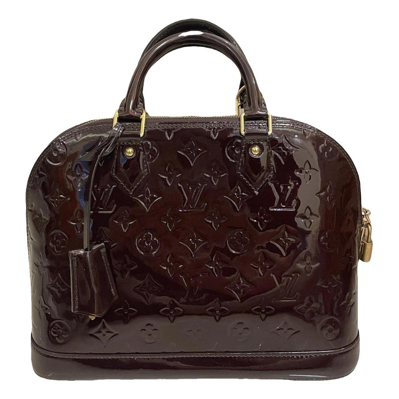 Alma patent leather handbag