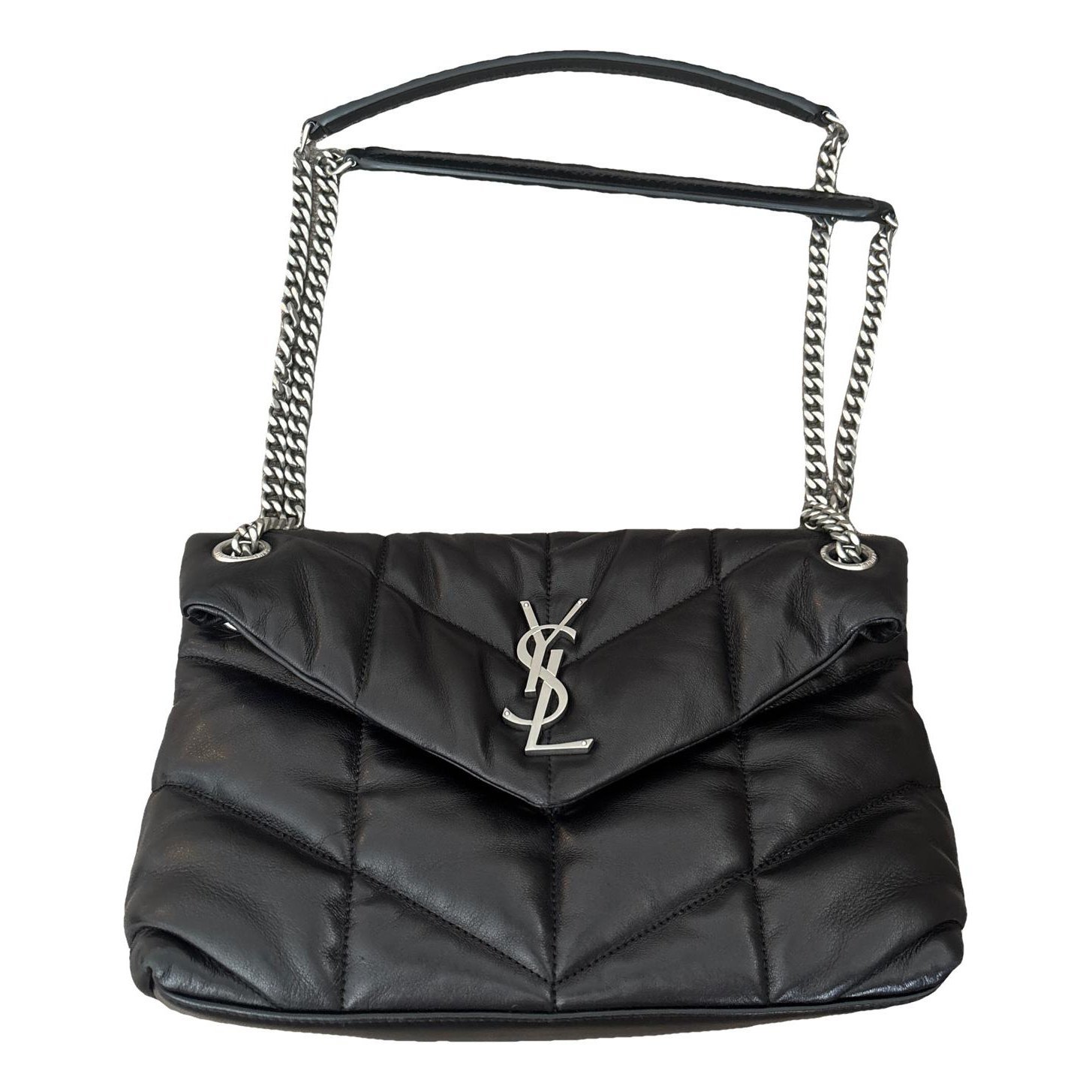 Loulou Puffer leather crossbody bag
