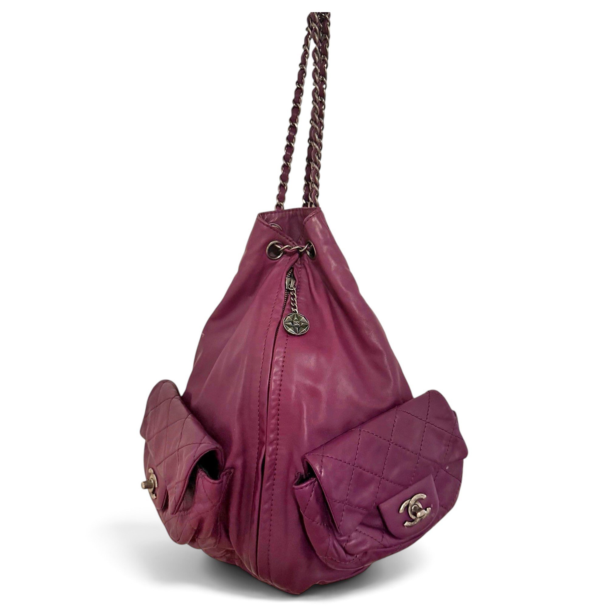Leather backpack