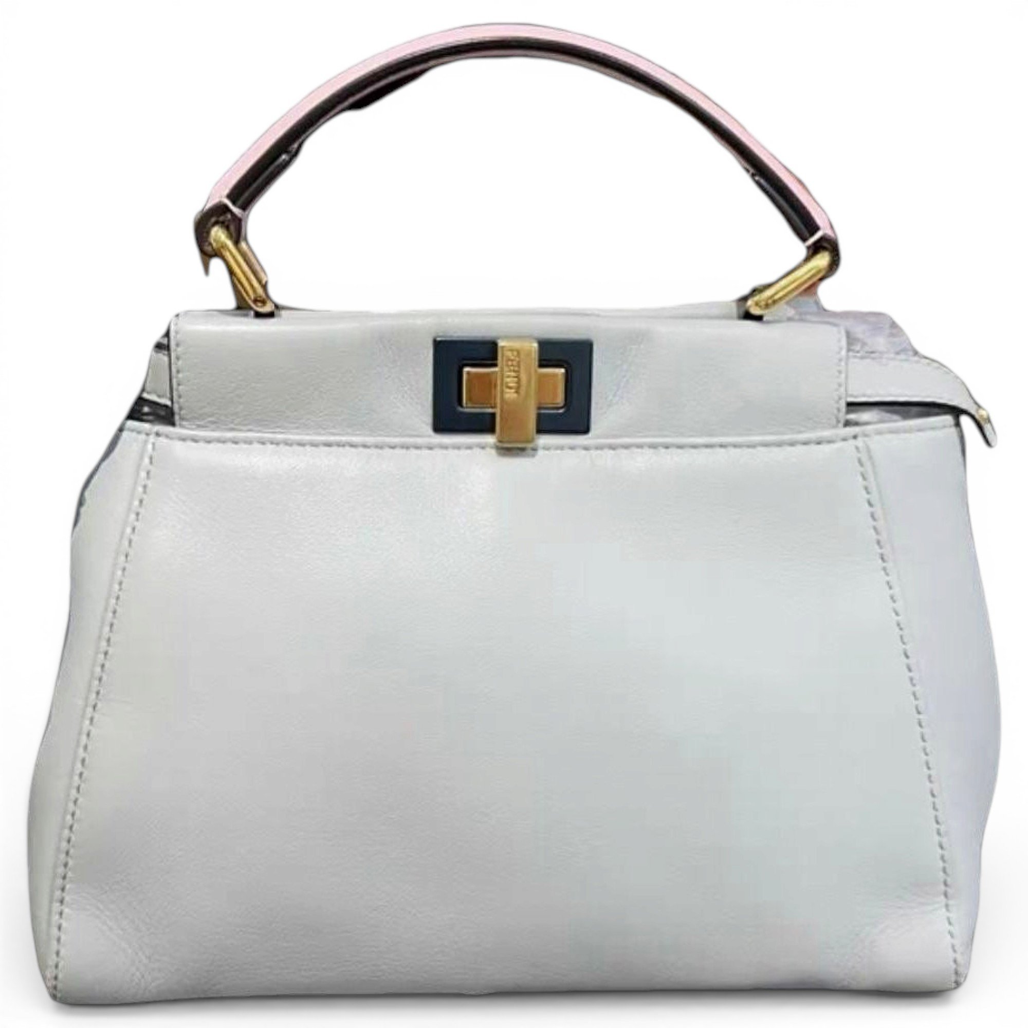 Peekaboo leather handbag
