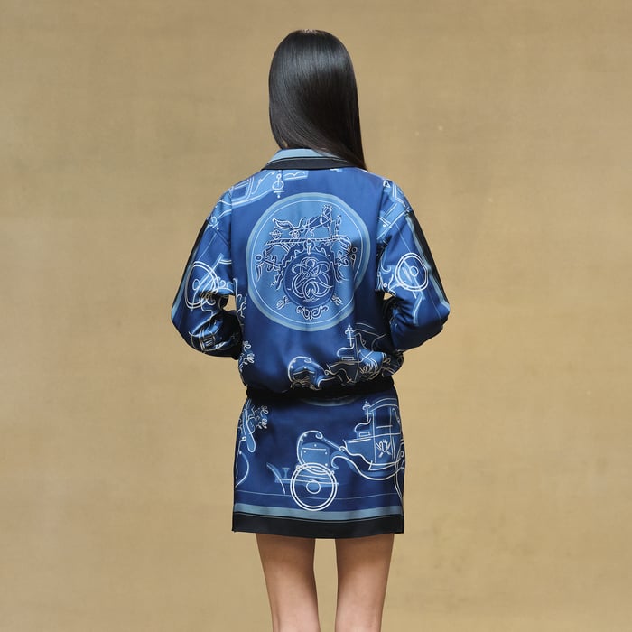 Bleu Lagune "Ex-libris a Main Levee" Jacket