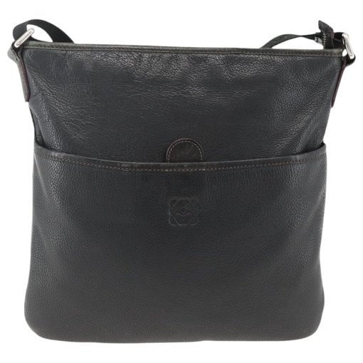 Anagram leather handbag