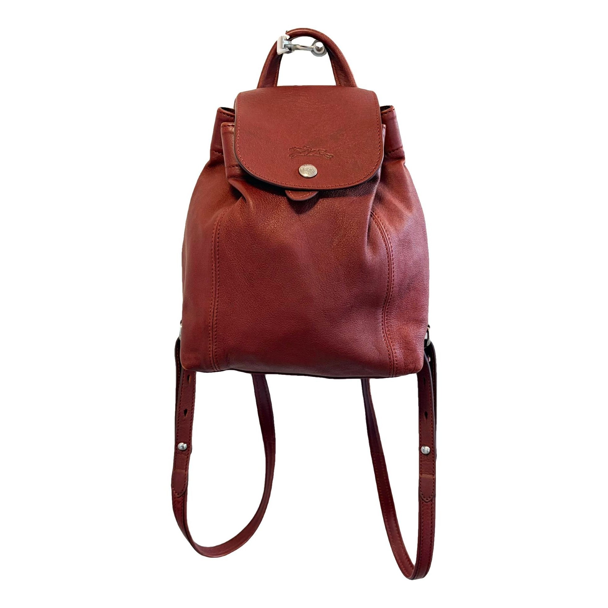 Pliage leather backpack