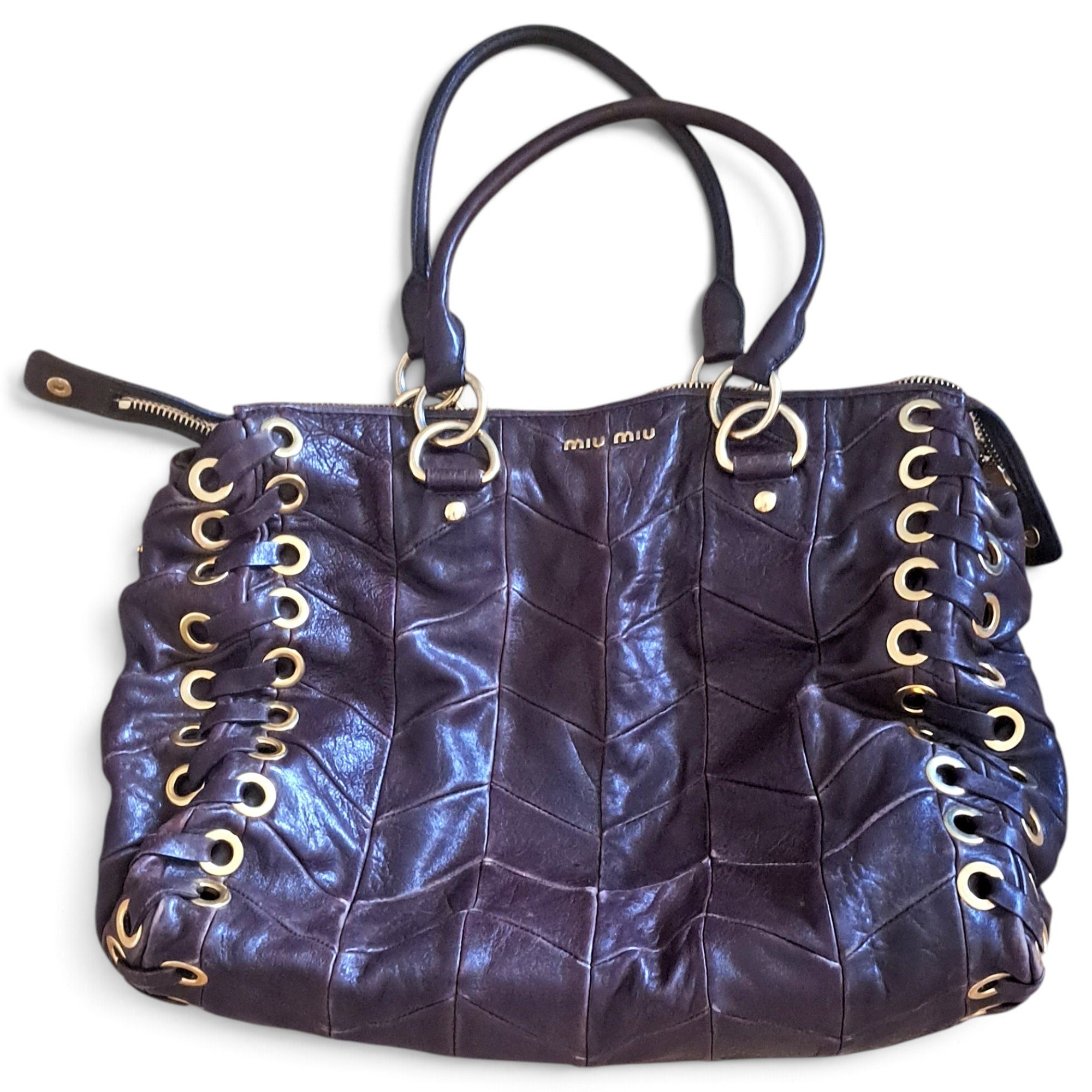 Leather handbag