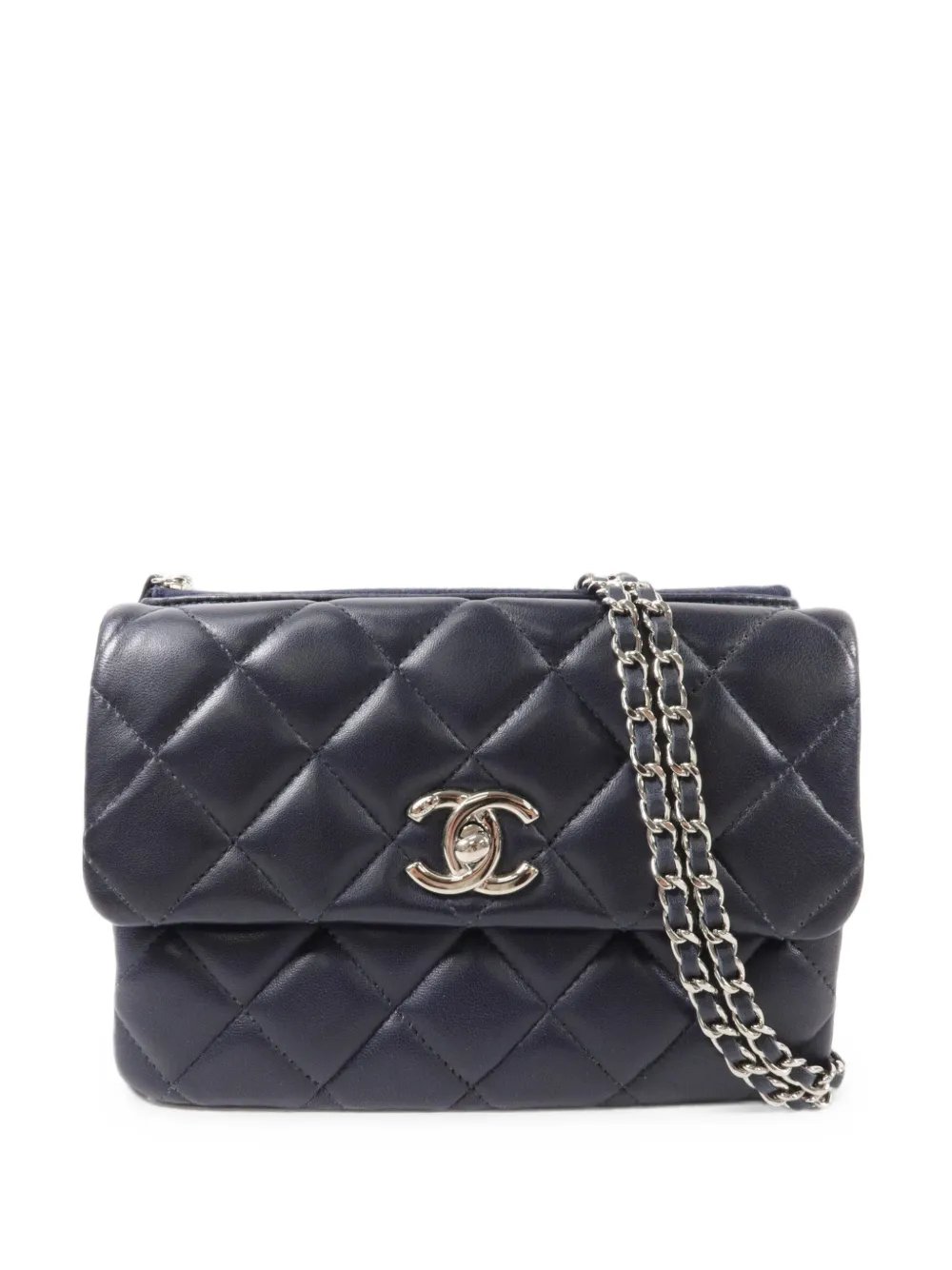 CC turn-lock quilted shoulder bag