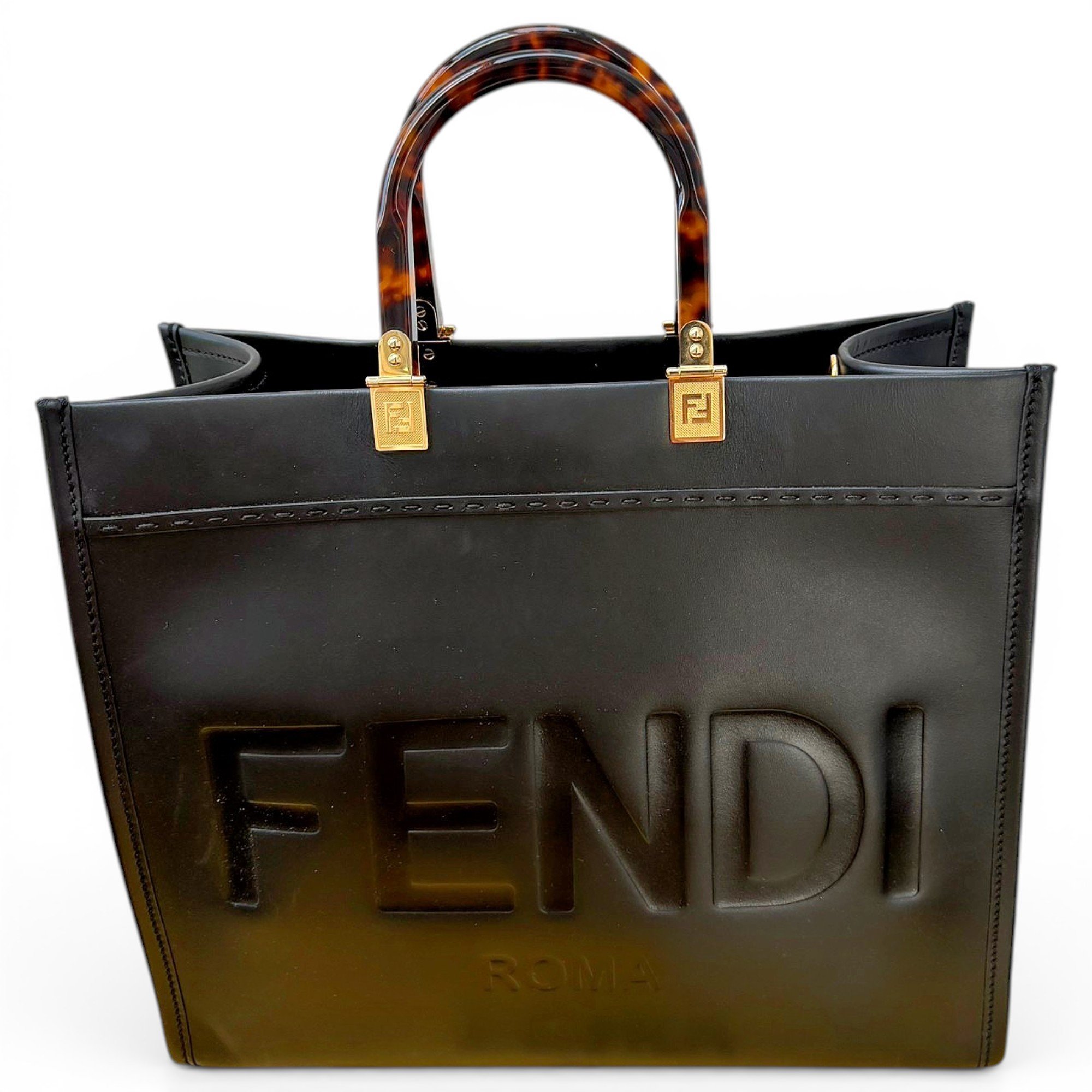 Sunshine leather tote