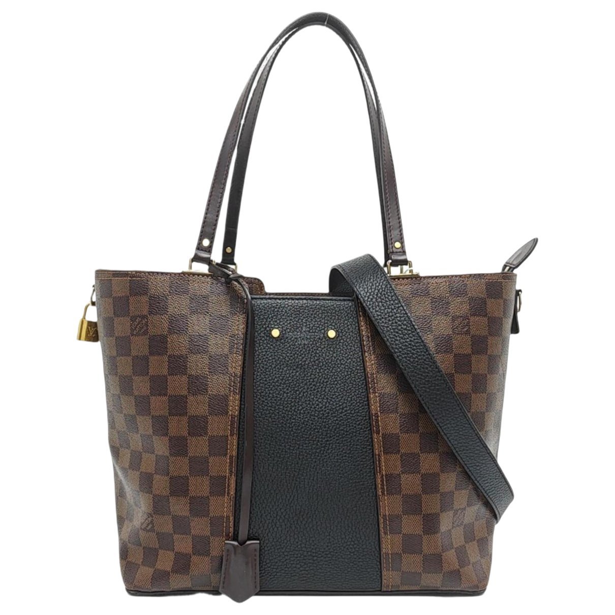 Jersey leather handbag