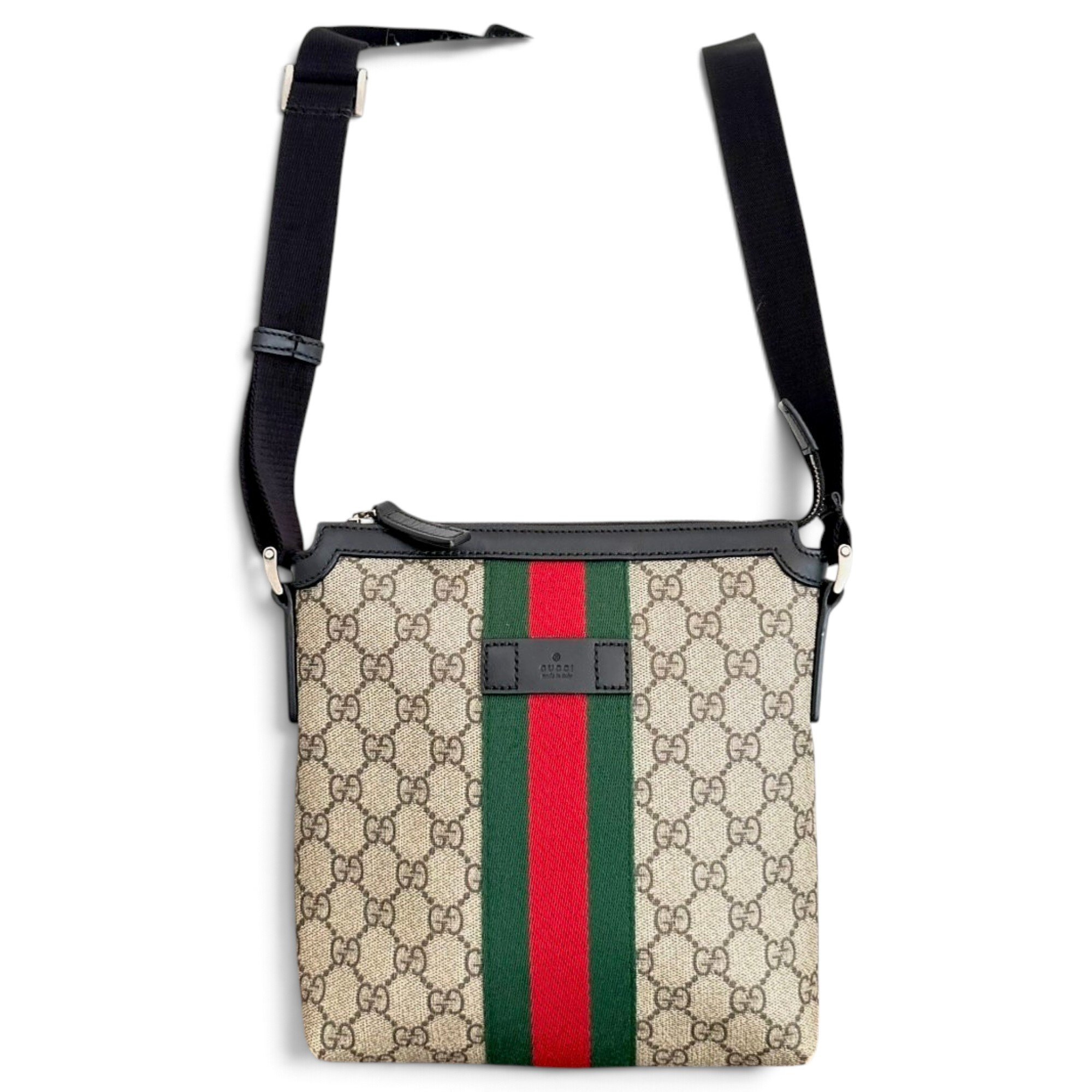 Ophidia patent leather crossbody bag