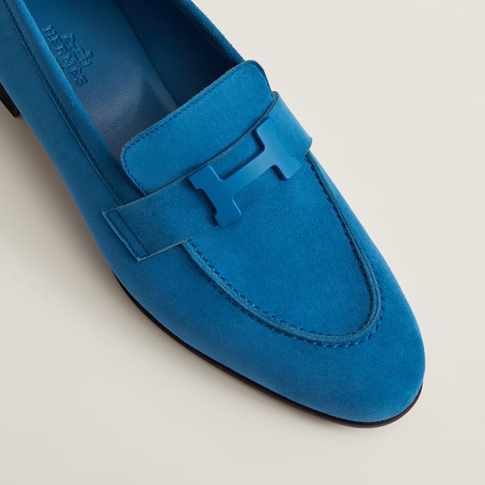 Bleu Bleuet Mocassim Paris