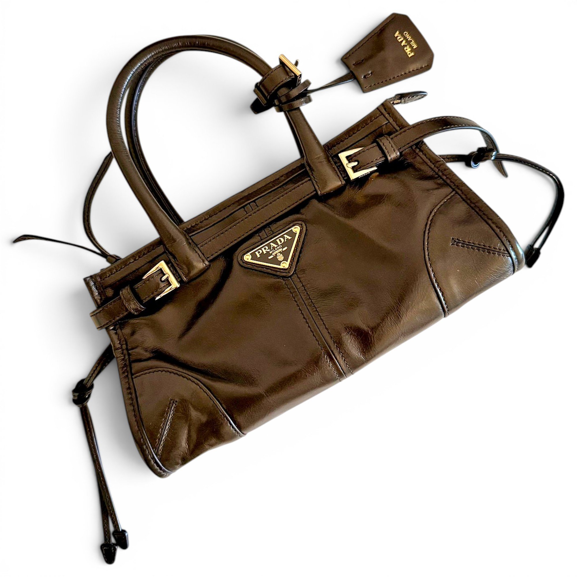 Prada Bonnie leather crossbody bag