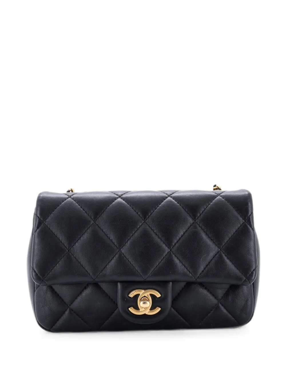 Heart Charms Flap Bag Quilted Lambskin Mini crossbody bag
