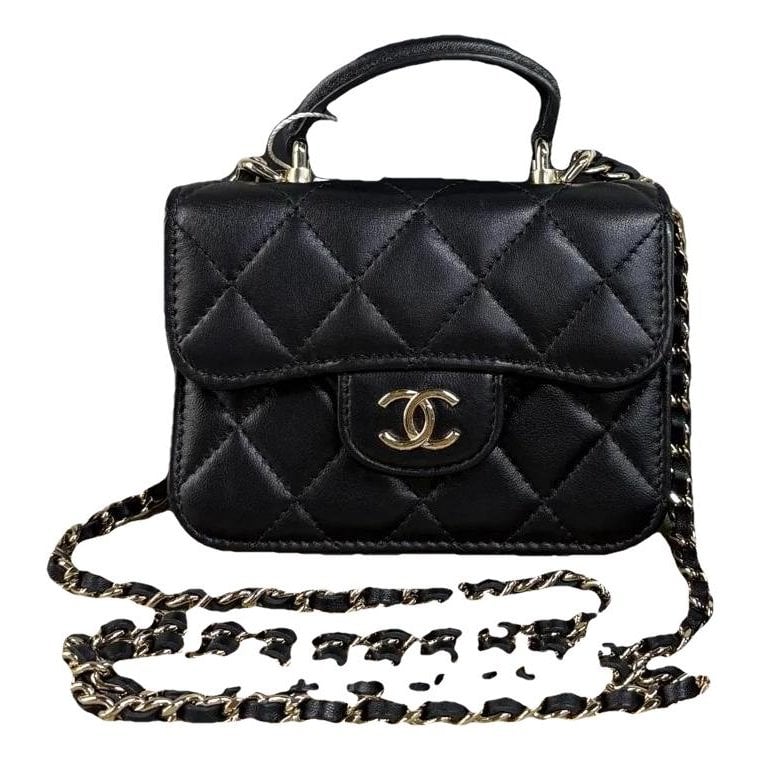 Leather mini bag